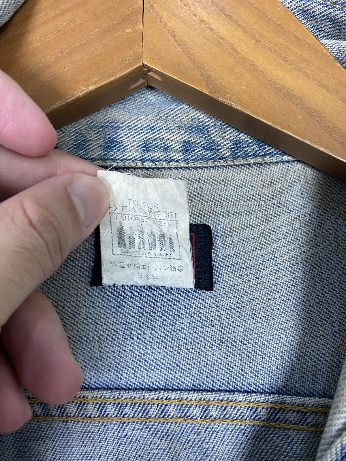Lee Rare‼️ Vintage Lee Sanforized Left Hand Denim Jacket Medium Size US M / EU 48-50 / 2 - 6 Thumbnail