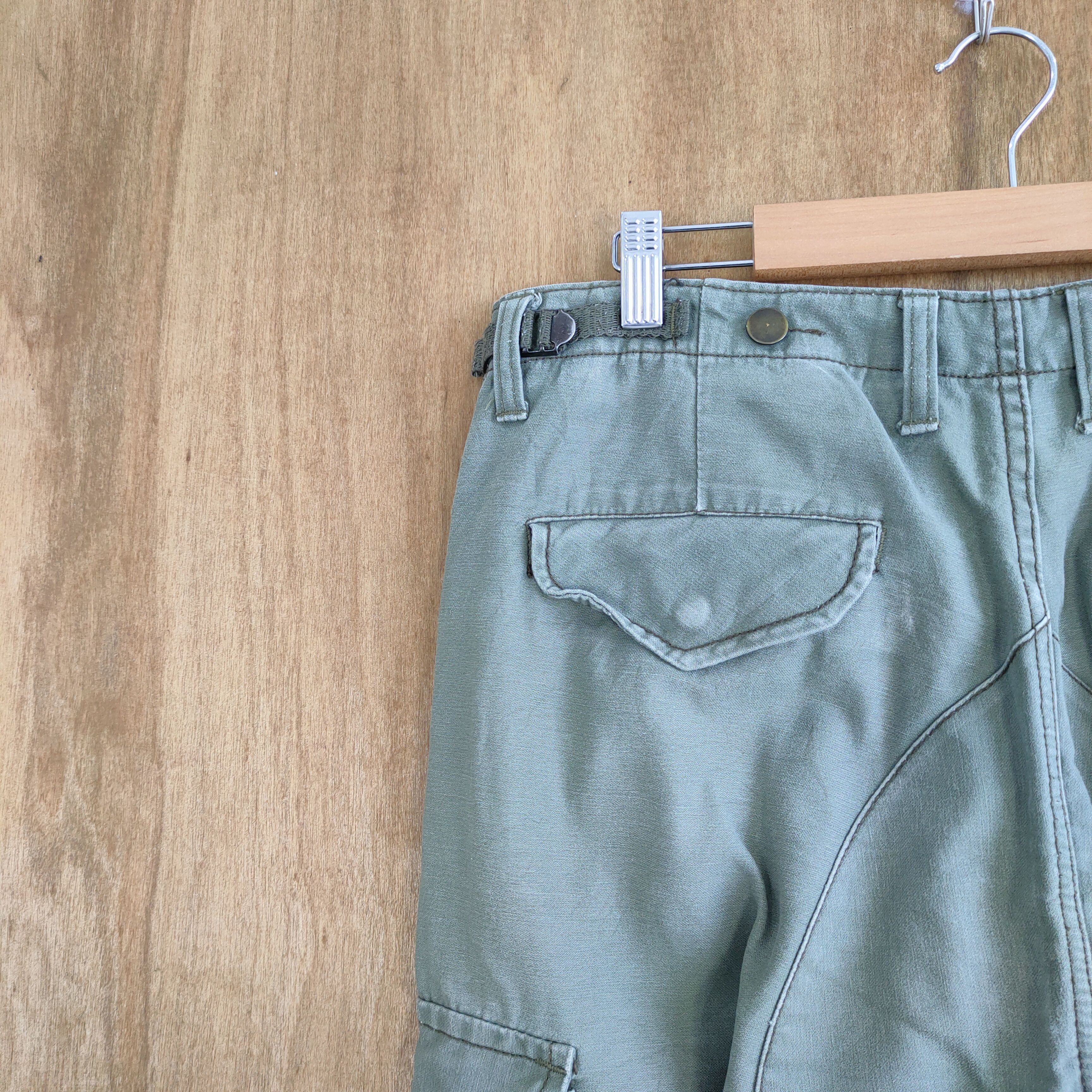 Vintage VINTAGE MILITARY BONDAGE FADED CARGO PANTS Size US 34 / EU 50 - 10 Thumbnail