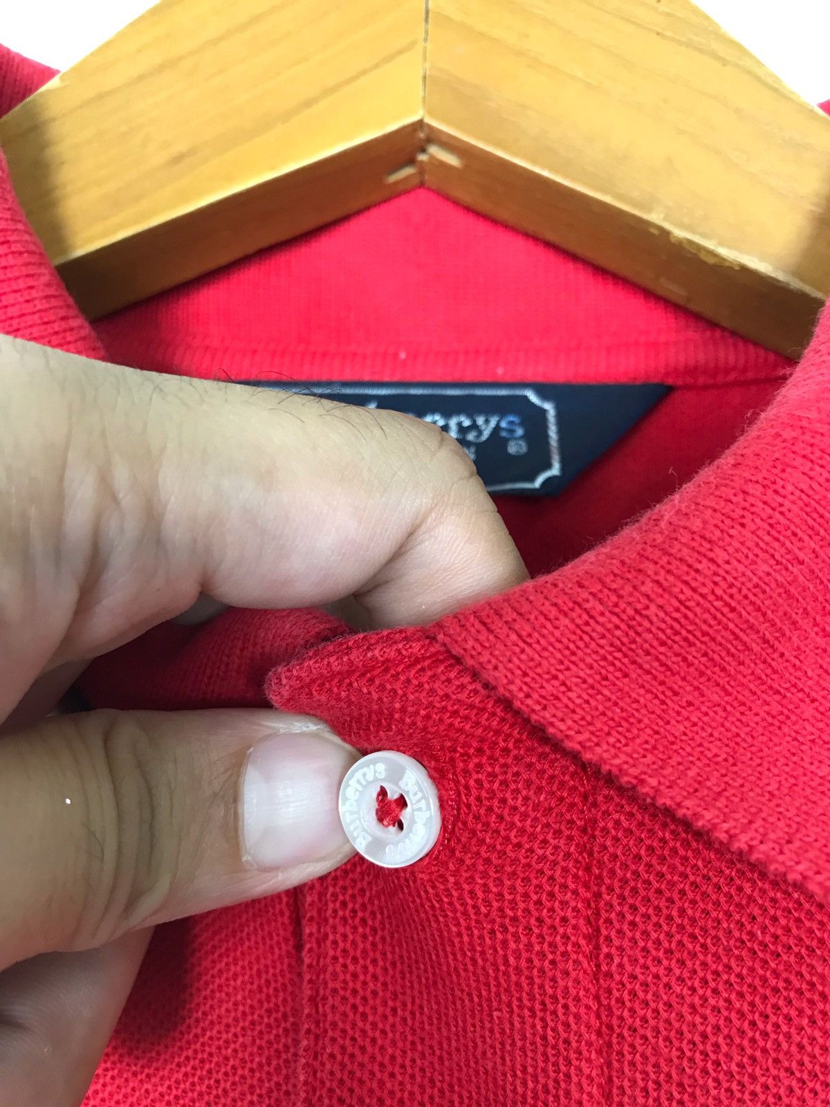 Burberry Rare‼️Vintage Burberry’s Polos Embroided Logo Made in Usa Size US S / EU 44-46 / 1 - 3 Thumbnail