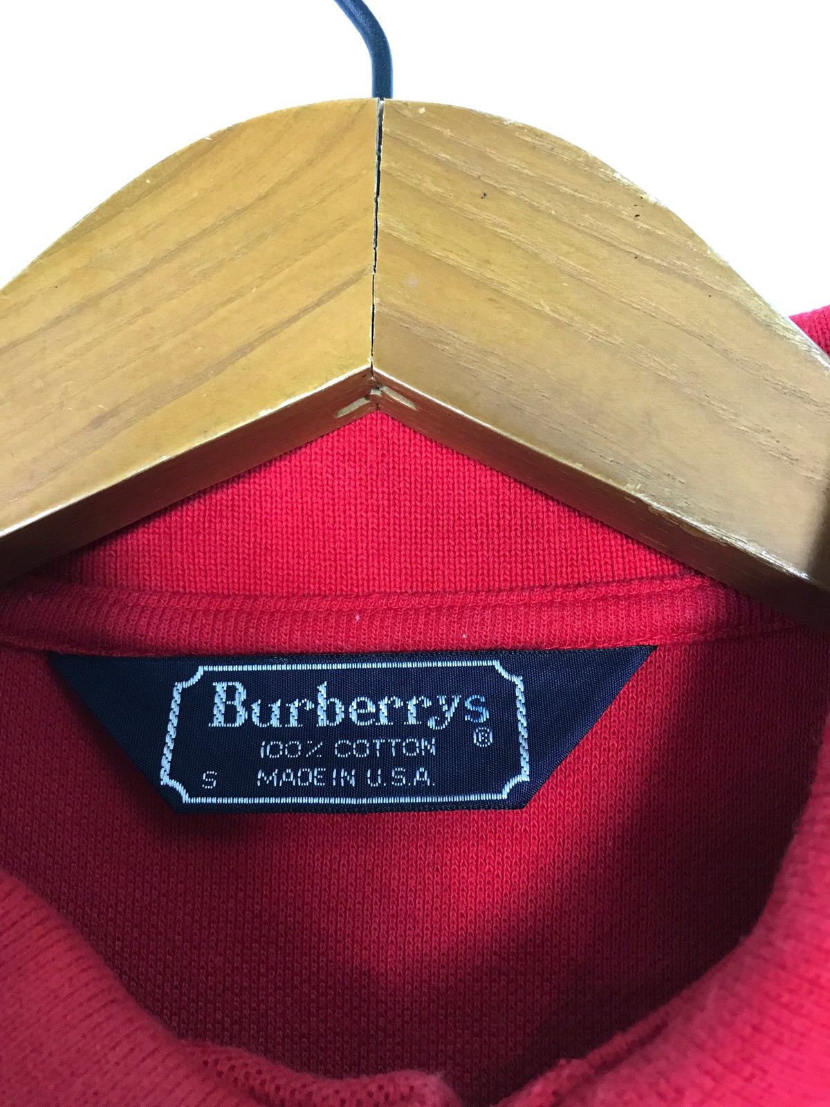Burberry Rare‼️Vintage Burberry’s Polos Embroided Logo Made in Usa Size US S / EU 44-46 / 1 - 4 Thumbnail