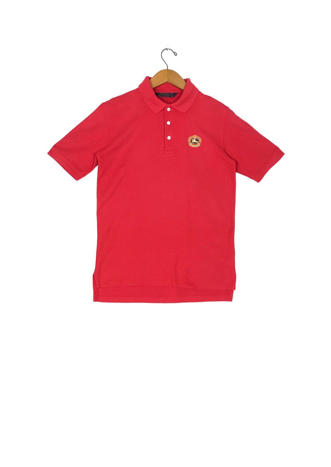Burberry Rare‼️Vintage Burberry’s Polos Embroided Logo Made in Usa Size US S / EU 44-46 / 1 - 1 Thumbnail