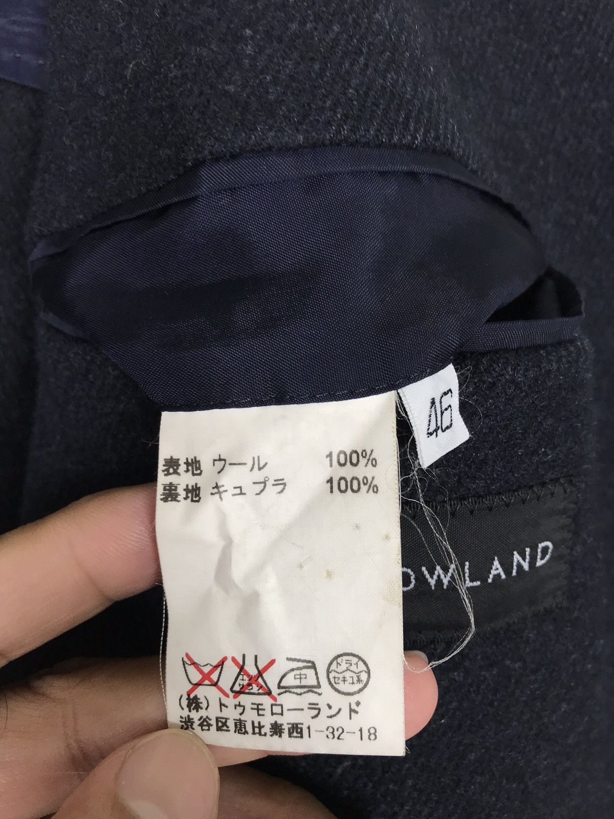 Japanese Brand Rare‼️Tomorroland Wool Parka Febric Italy Made in Japan Size US M / EU 48-50 / 2 - 5 Thumbnail