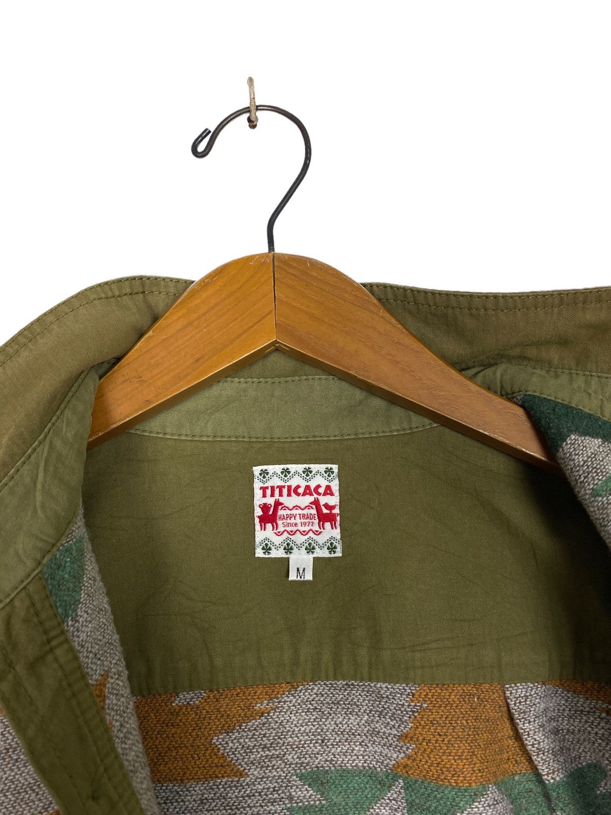 Japanese Brand Rare‼️ Titicaca Long Shirt Button Up Navajo Design Size US M / EU 48-50 / 2 - 5 Thumbnail
