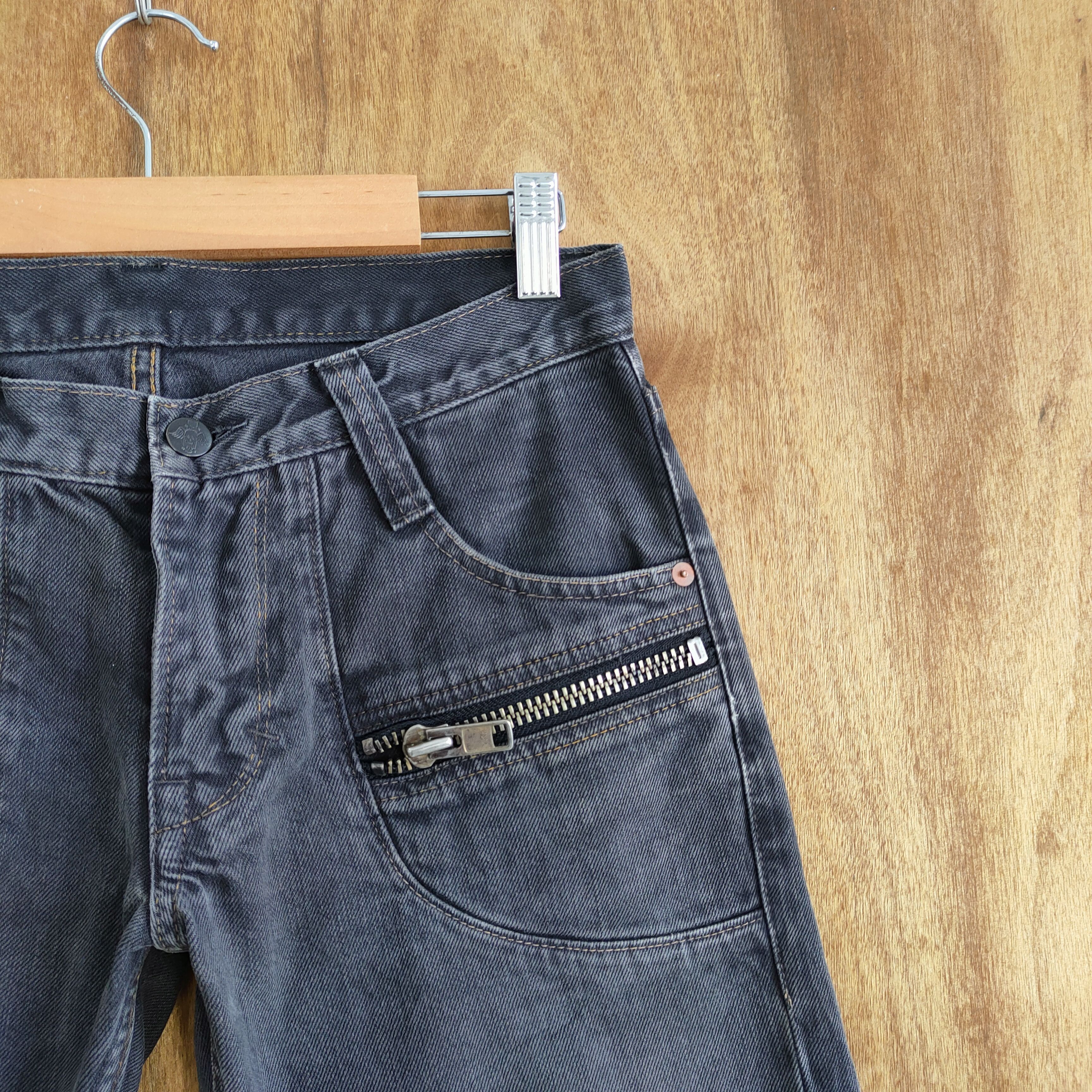 Japanese Brand × Vintage SWEET BLOOD BLACK DENIM ZIPPER PANTS Size US 28 / EU 44 - 7 Thumbnail