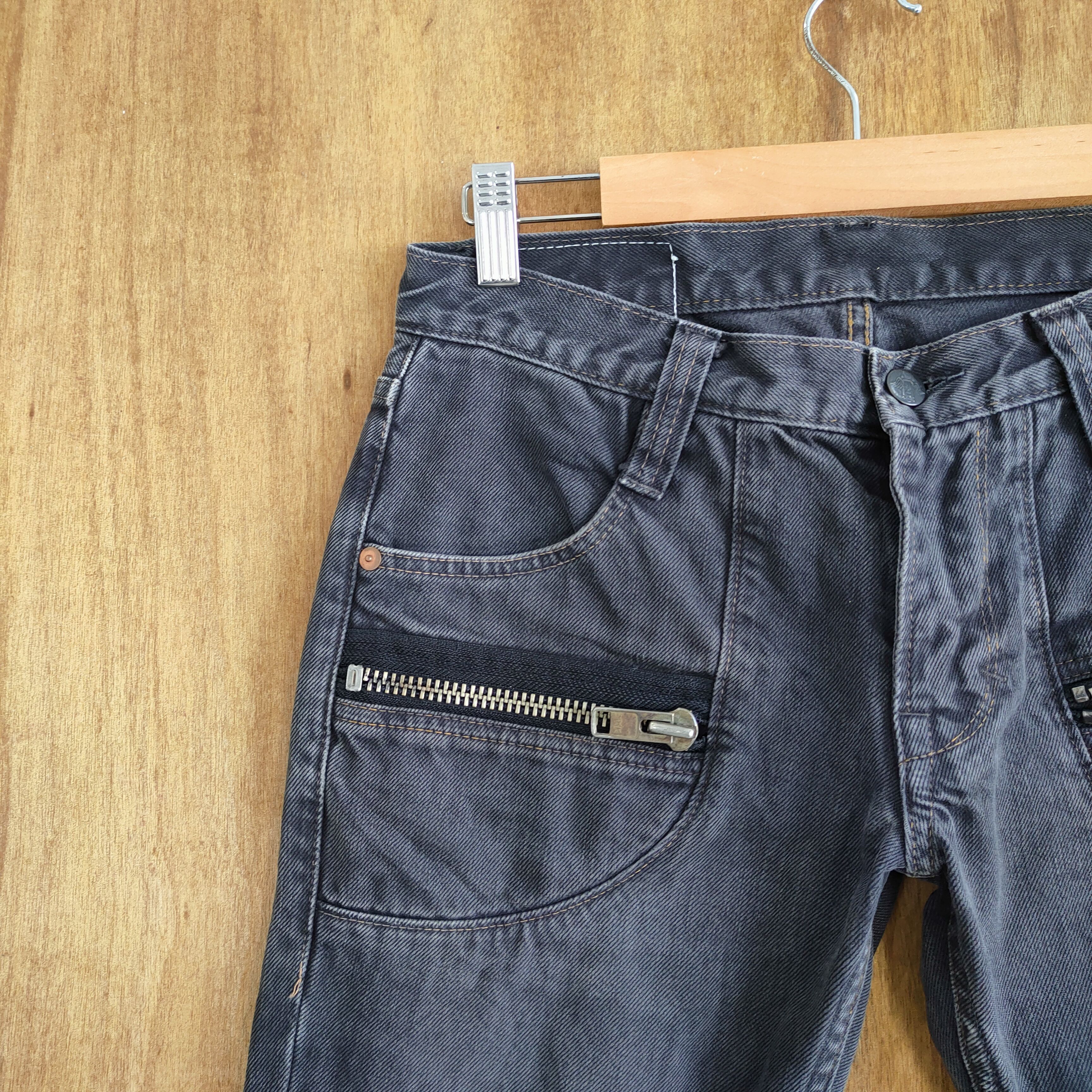 Japanese Brand × Vintage SWEET BLOOD BLACK DENIM ZIPPER PANTS Size US 28 / EU 44 - 6 Thumbnail
