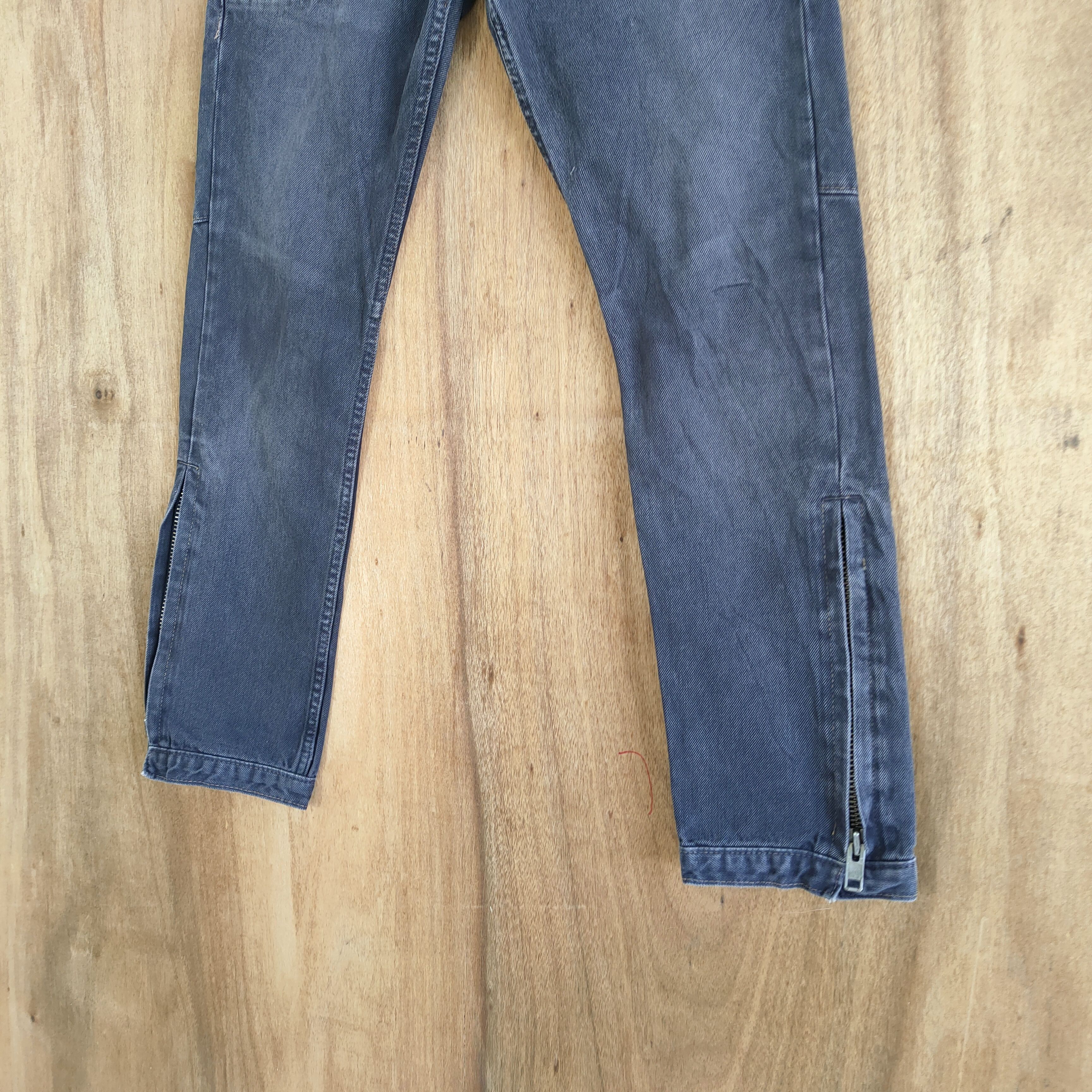 Japanese Brand × Vintage SWEET BLOOD BLACK DENIM ZIPPER PANTS Size US 28 / EU 44 - 5 Thumbnail