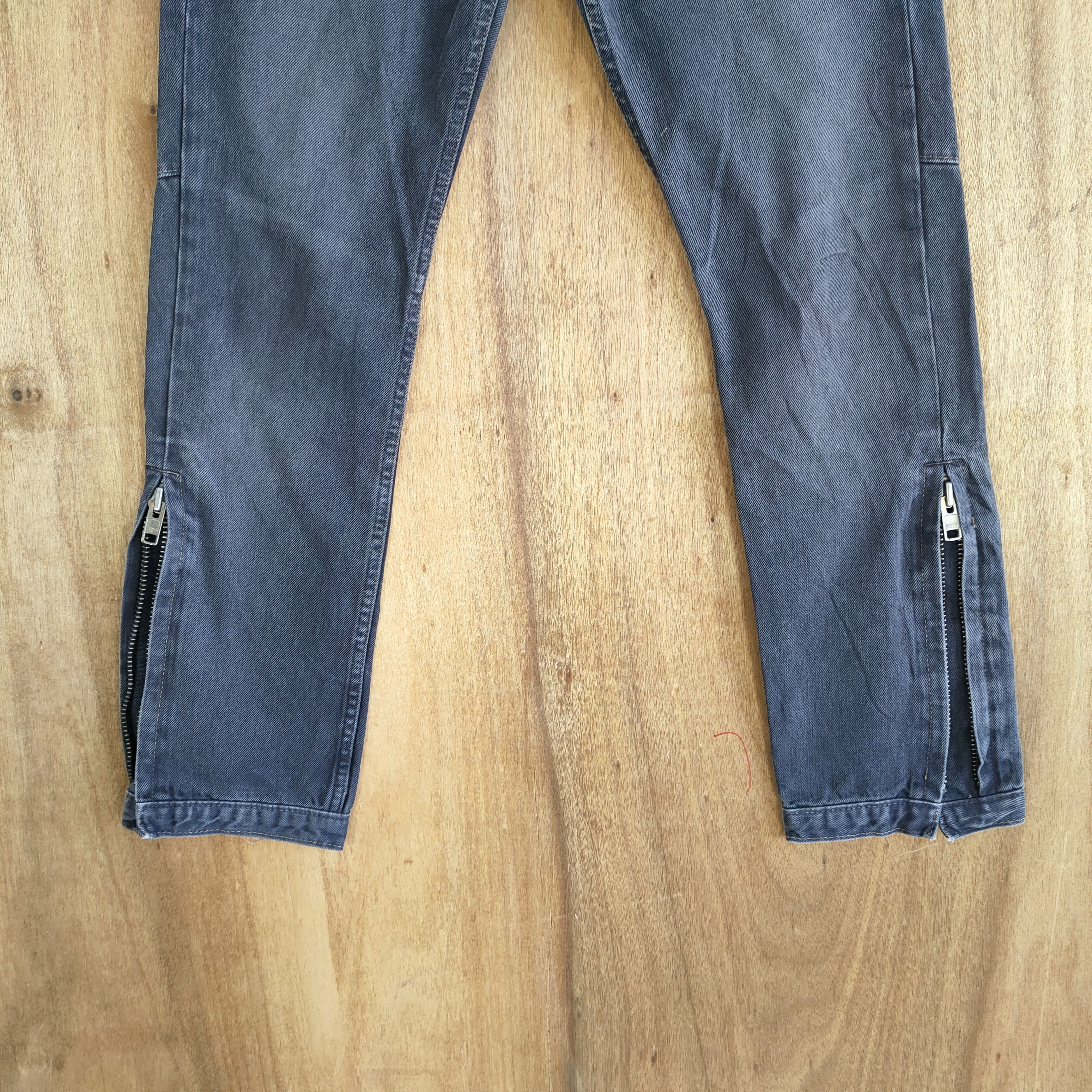Japanese Brand × Vintage SWEET BLOOD BLACK DENIM ZIPPER PANTS Size US 28 / EU 44 - 3 Thumbnail