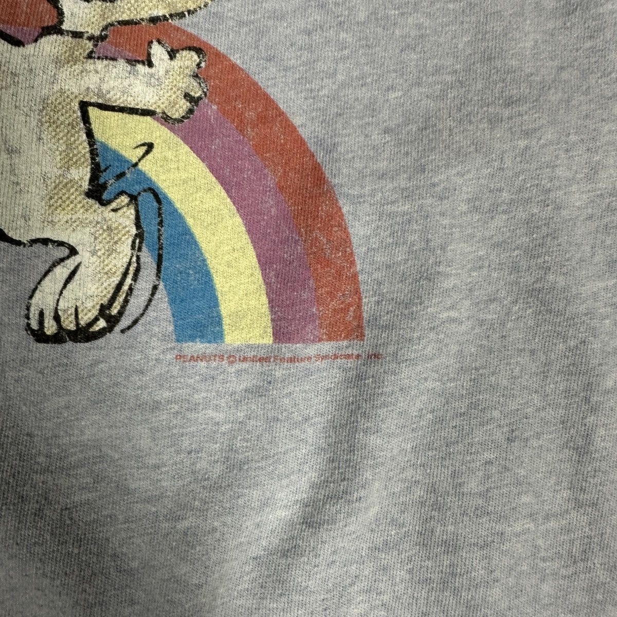 Vintage Vintage 80s 90s Peanuts Rainbow Happiness tee Changes Movie Size US M / EU 48-50 / 2 - 5 Thumbnail