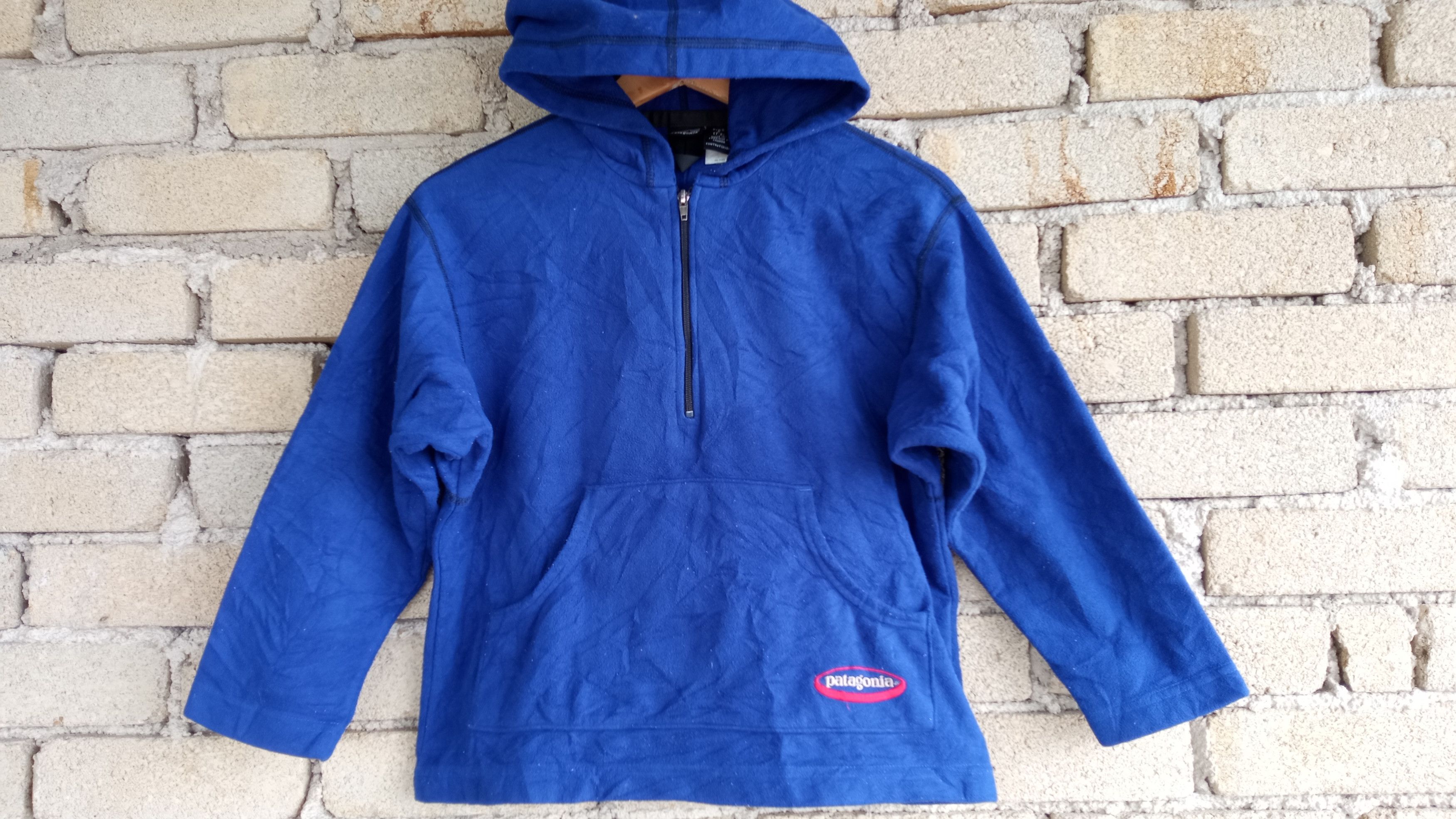 Patagonia 🔥🔥Vintage Patagonia Kids Fleece Pullover Hoodie Jacket Size US S / EU 44-46 / 1 - 7 Thumbnail
