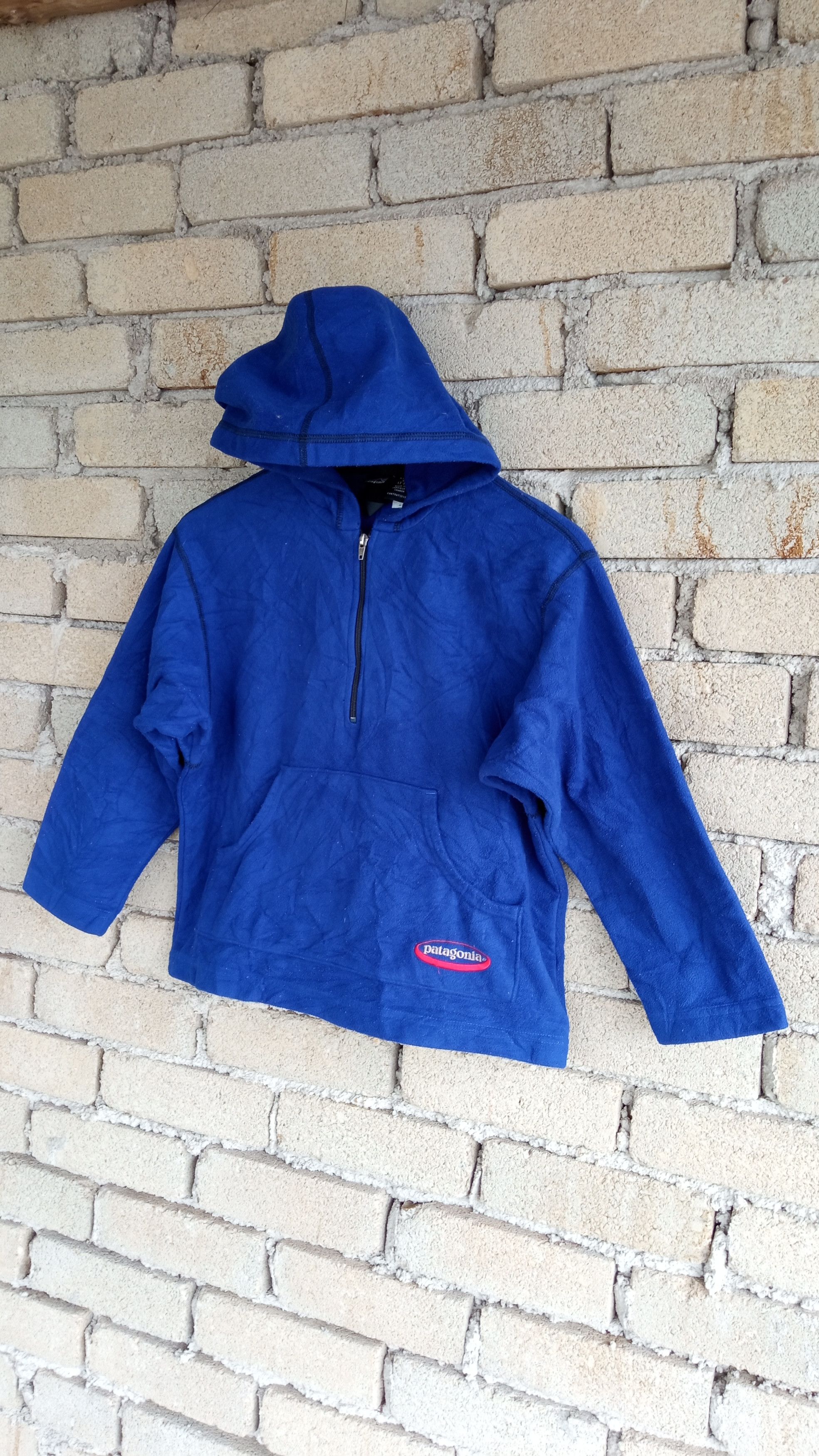 Patagonia 🔥🔥Vintage Patagonia Kids Fleece Pullover Hoodie Jacket Size US S / EU 44-46 / 1 - 3 Thumbnail