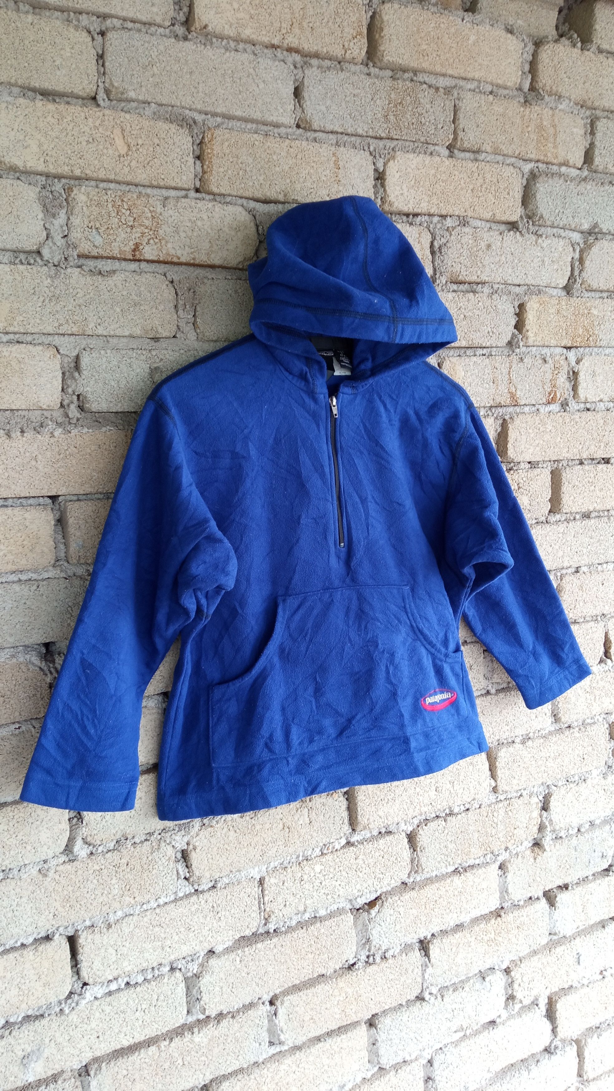Patagonia 🔥🔥Vintage Patagonia Kids Fleece Pullover Hoodie Jacket Size US S / EU 44-46 / 1 - 2 Thumbnail