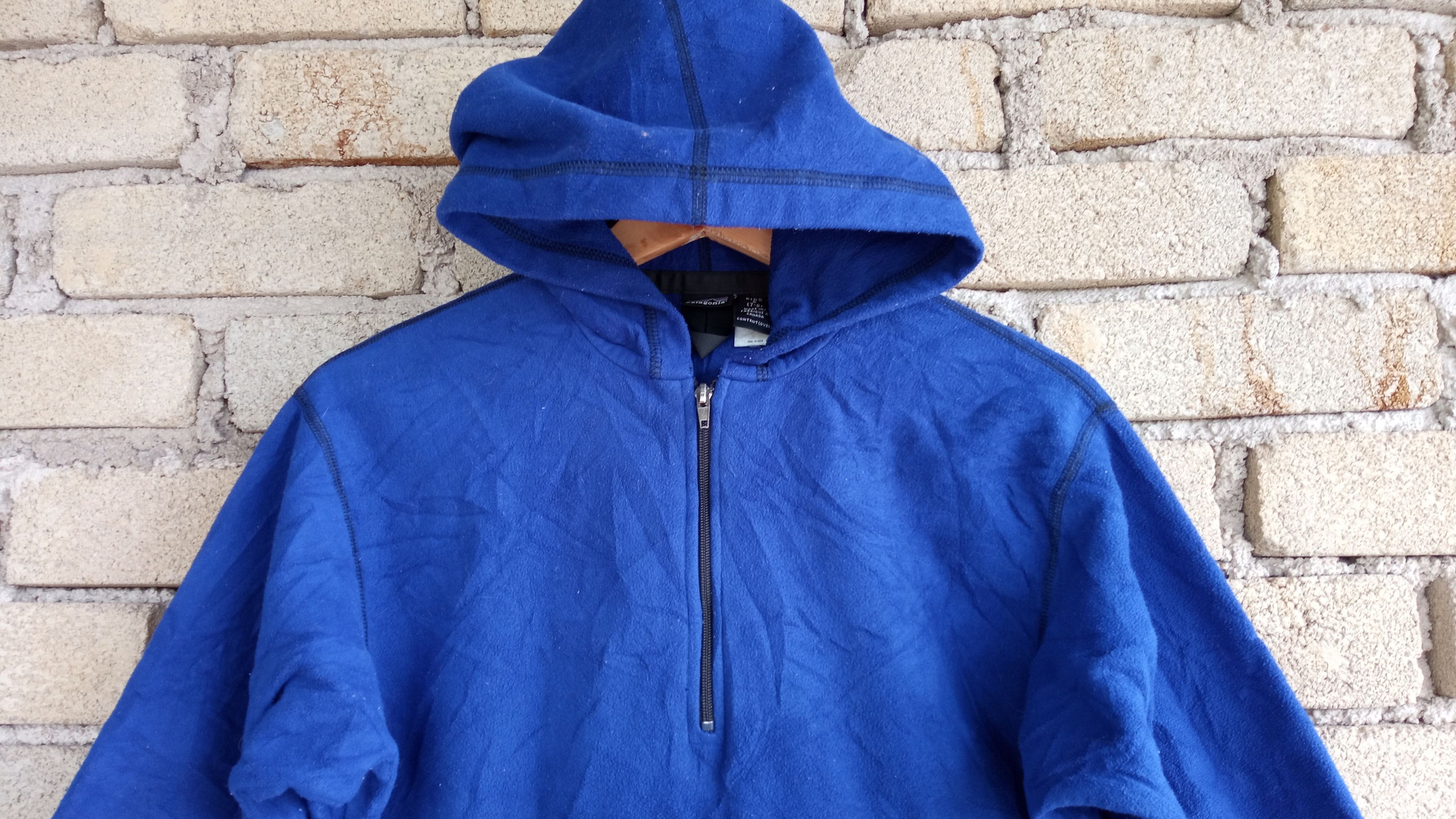 Patagonia 🔥🔥Vintage Patagonia Kids Fleece Pullover Hoodie Jacket Size US S / EU 44-46 / 1 - 9 Thumbnail