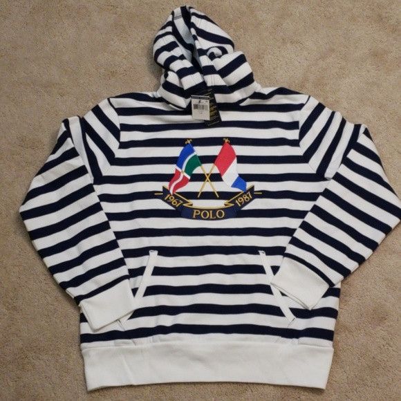 Polo Ralph Lauren Polo Ralph Lauren Cross Flags Sweatshirt Hoodie Large Size US L / EU 52-54 / 3 - 1 Thumbnail