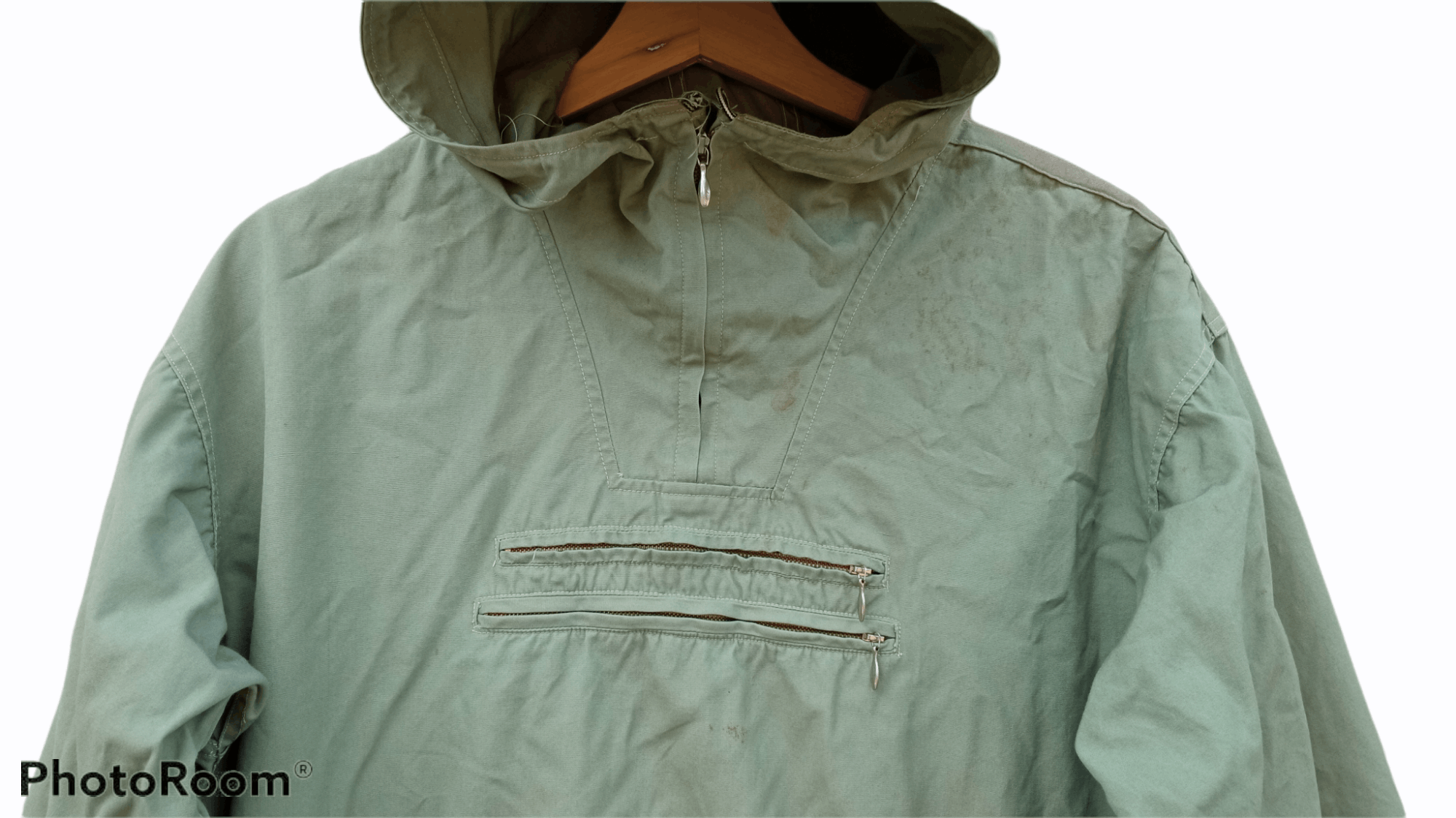 Japanese Brand × Vintage 🔥🔥Vintage Japanese Brand Pullover Military Hoodie Jacket Size US L / EU 52-54 / 3 - 14 Thumbnail