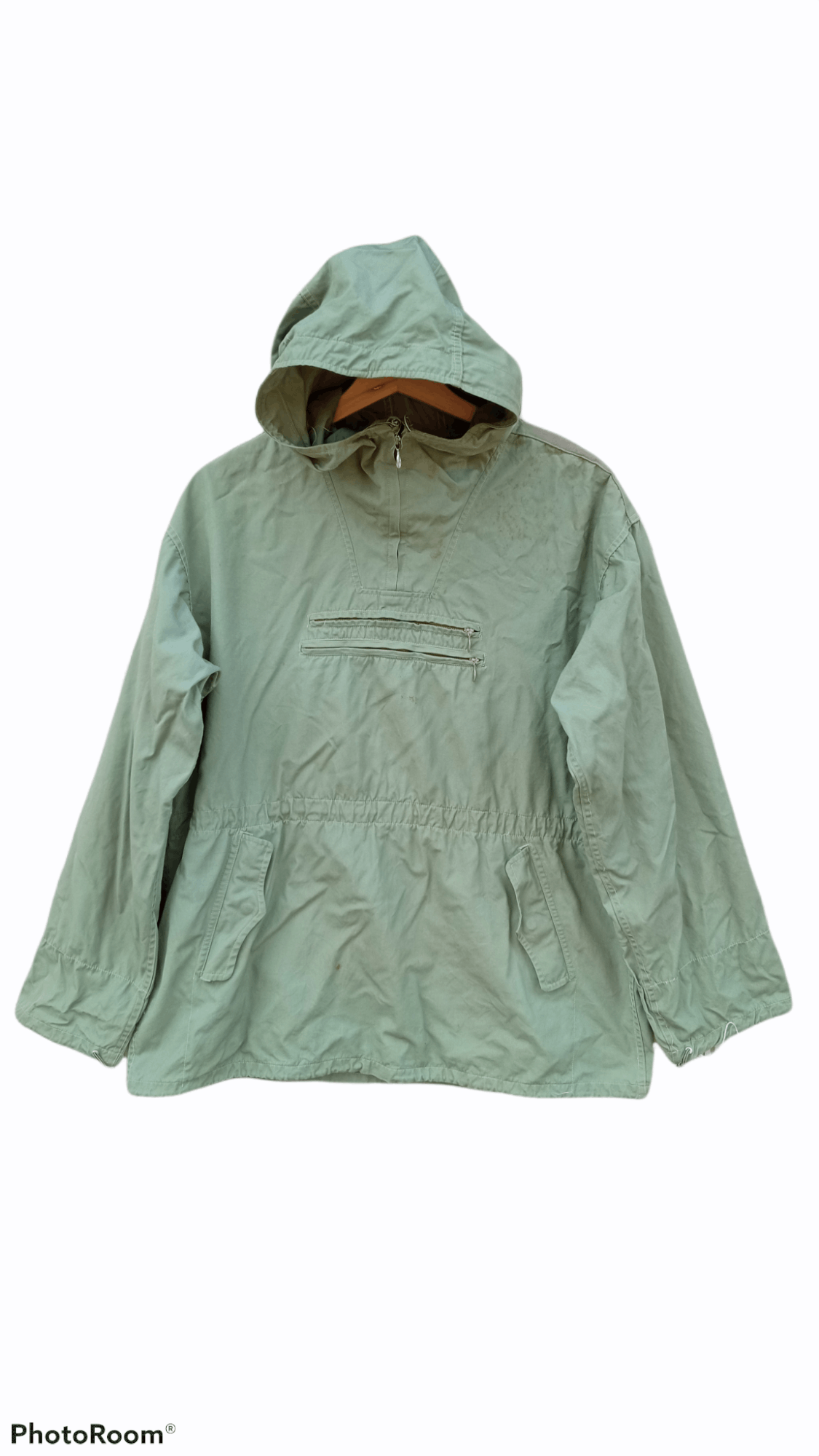 Japanese Brand × Vintage 🔥🔥Vintage Japanese Brand Pullover Military Hoodie Jacket Size US L / EU 52-54 / 3 - 1 Thumbnail