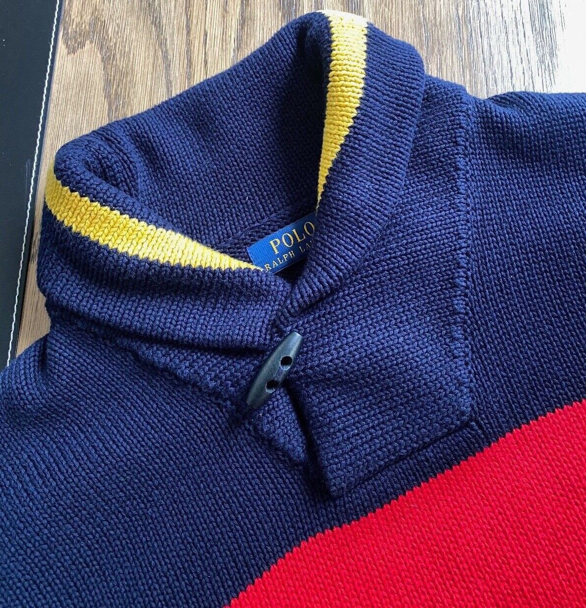 Polo Ralph Lauren Polo Ralph Lauren 12M Yacht Shawl Sweater Large Size US L / EU 52-54 / 3 - 7 Thumbnail