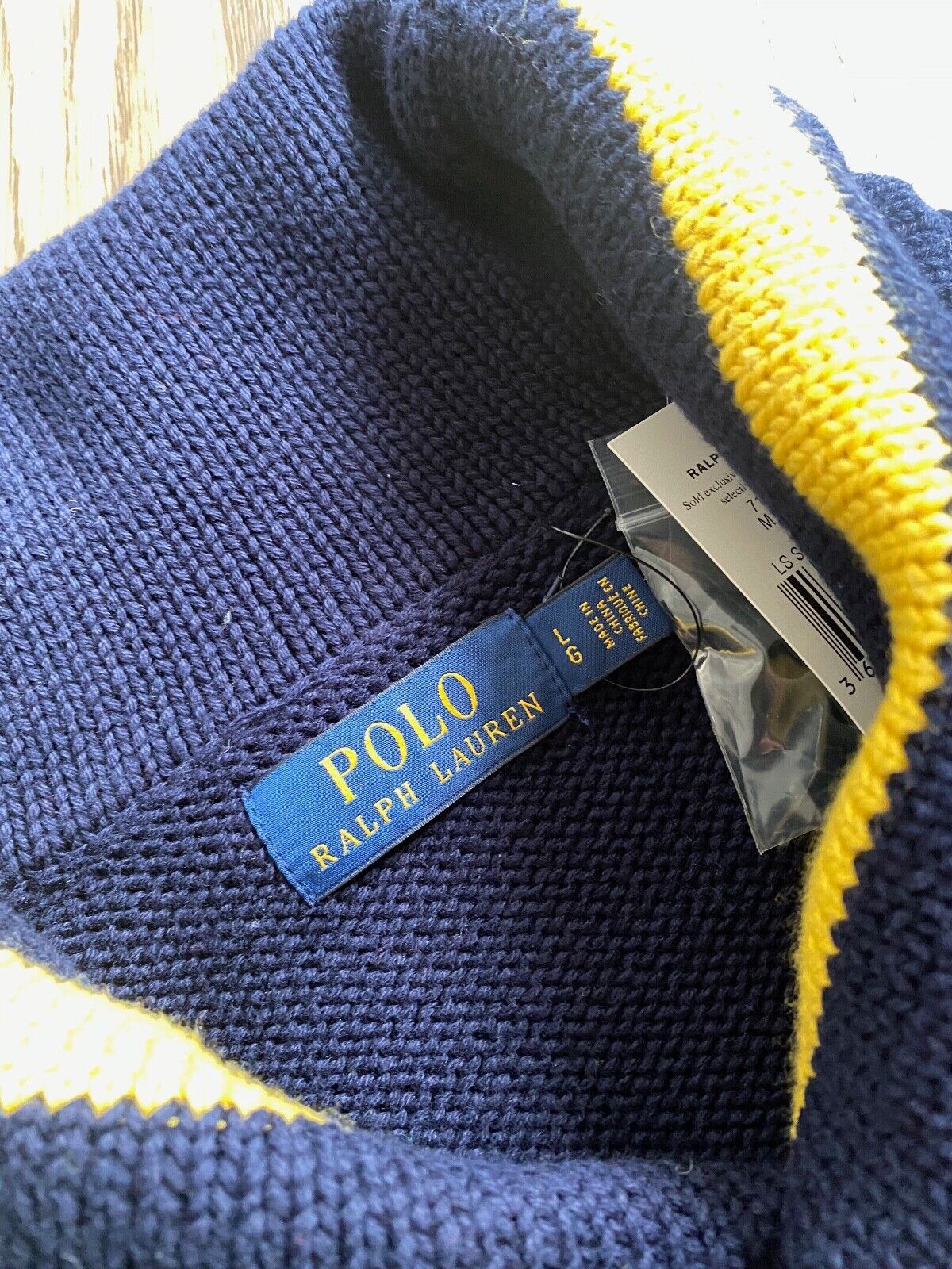 Polo Ralph Lauren Polo Ralph Lauren 12M Yacht Shawl Sweater Large Size US L / EU 52-54 / 3 - 4 Thumbnail