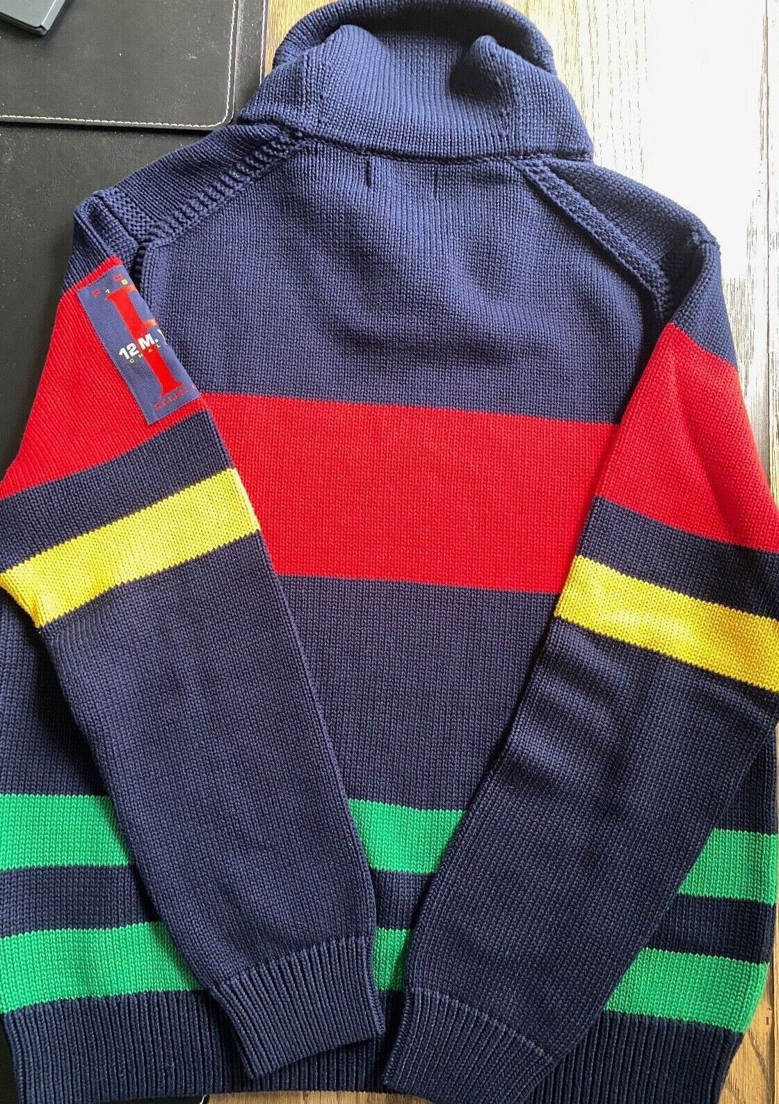 Polo Ralph Lauren Polo Ralph Lauren 12M Yacht Shawl Sweater Large Size US L / EU 52-54 / 3 - 3 Thumbnail