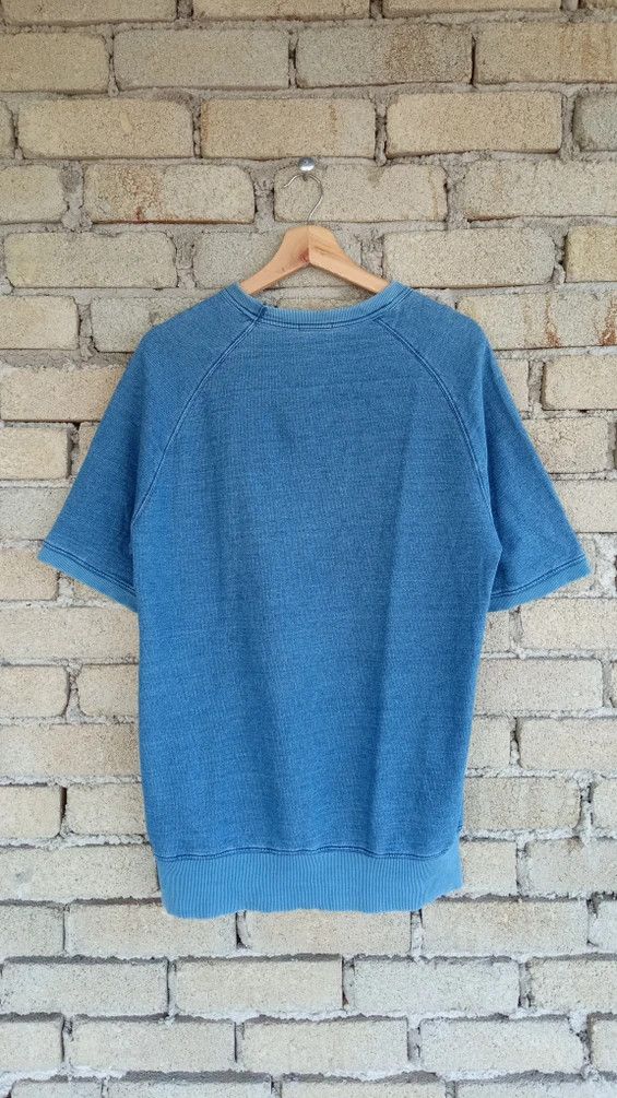 Vintage 🔥🔥Vtg Style Japanese Brand GU Indigo Dye Sweatshirt Size US M / EU 48-50 / 2 - 9 Thumbnail