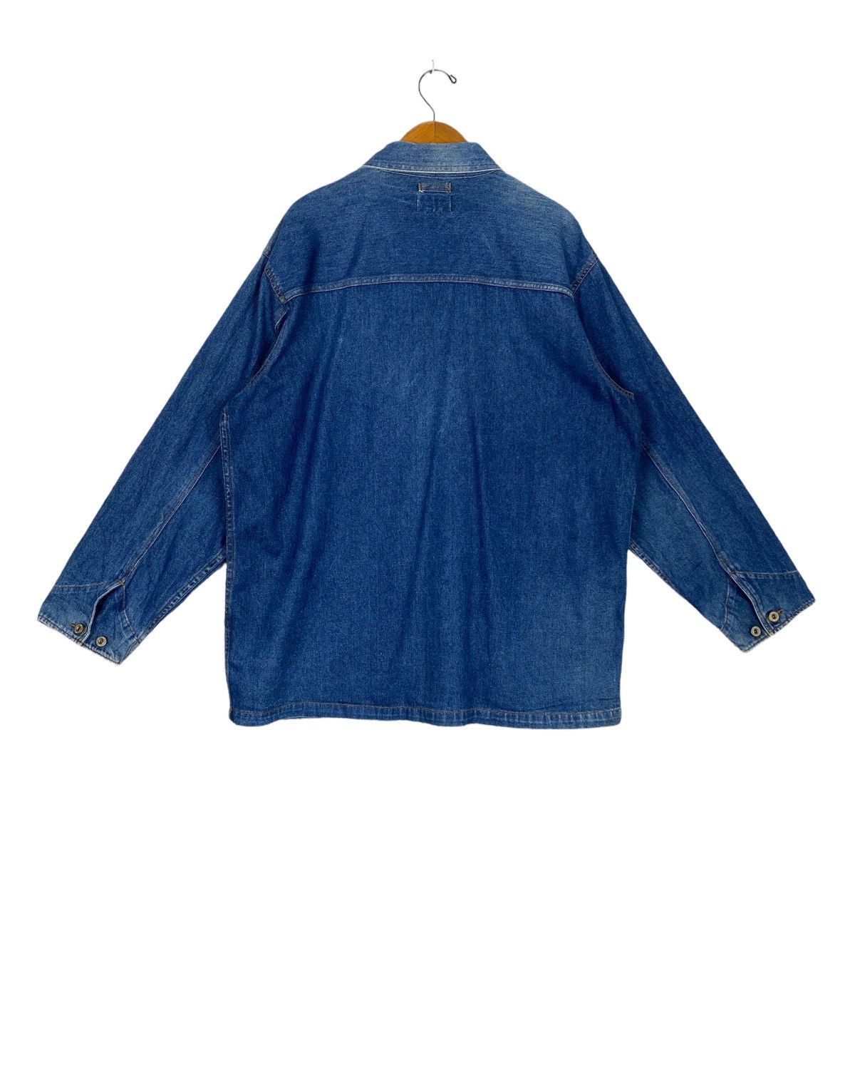 Vintage Rare‼️ Vtg ROLLERGEAR CANADA Denim Worn Out Chore Jacket Size US L / EU 52-54 / 3 - 3 Thumbnail