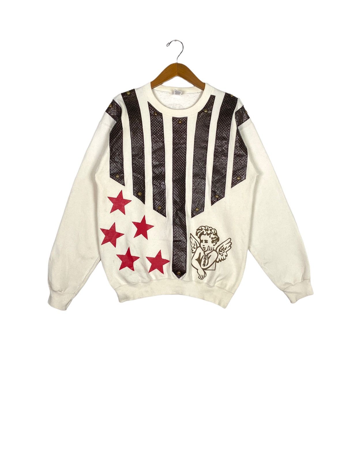Vintage Rare‼️ Vtg R.o.s.b Rare Design Big Logo Sweatshirt Made Usa Size US S / EU 44-46 / 1 - 1 Thumbnail