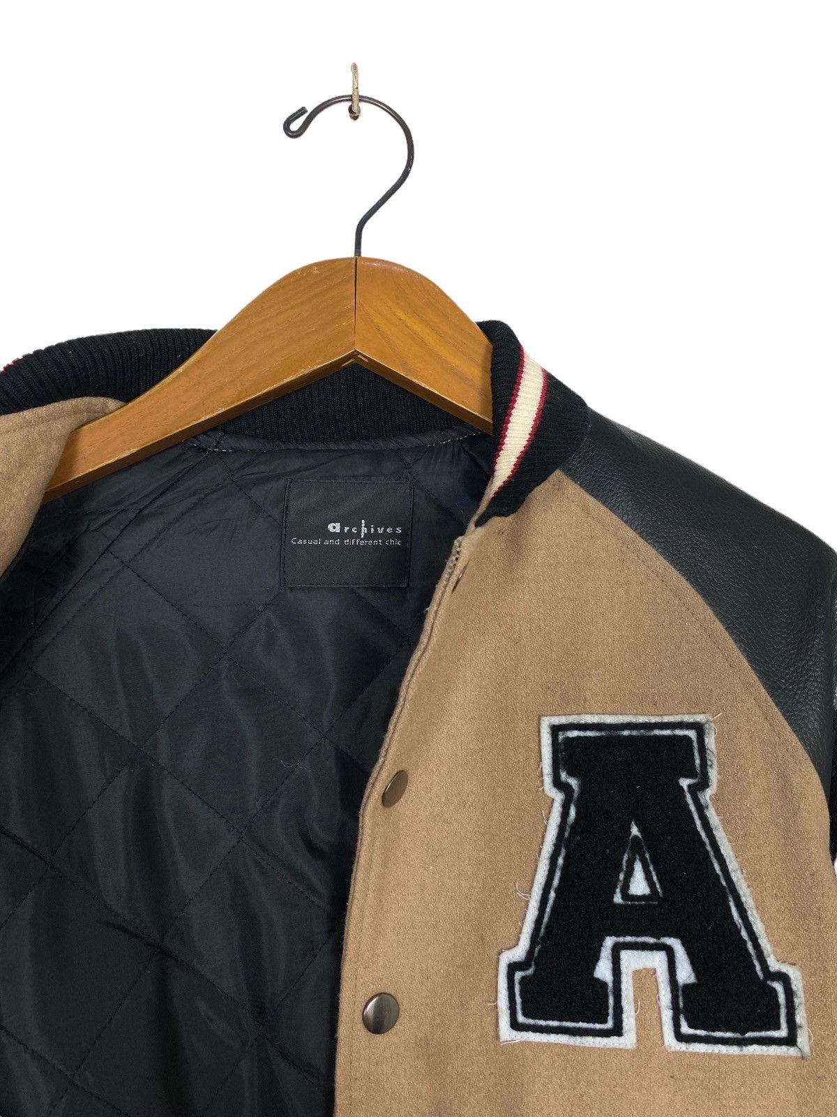 Japanese Brand Rare‼️Archives Varsity Wool Jacket for Kids Size US XXS / EU 40 - 4 Thumbnail