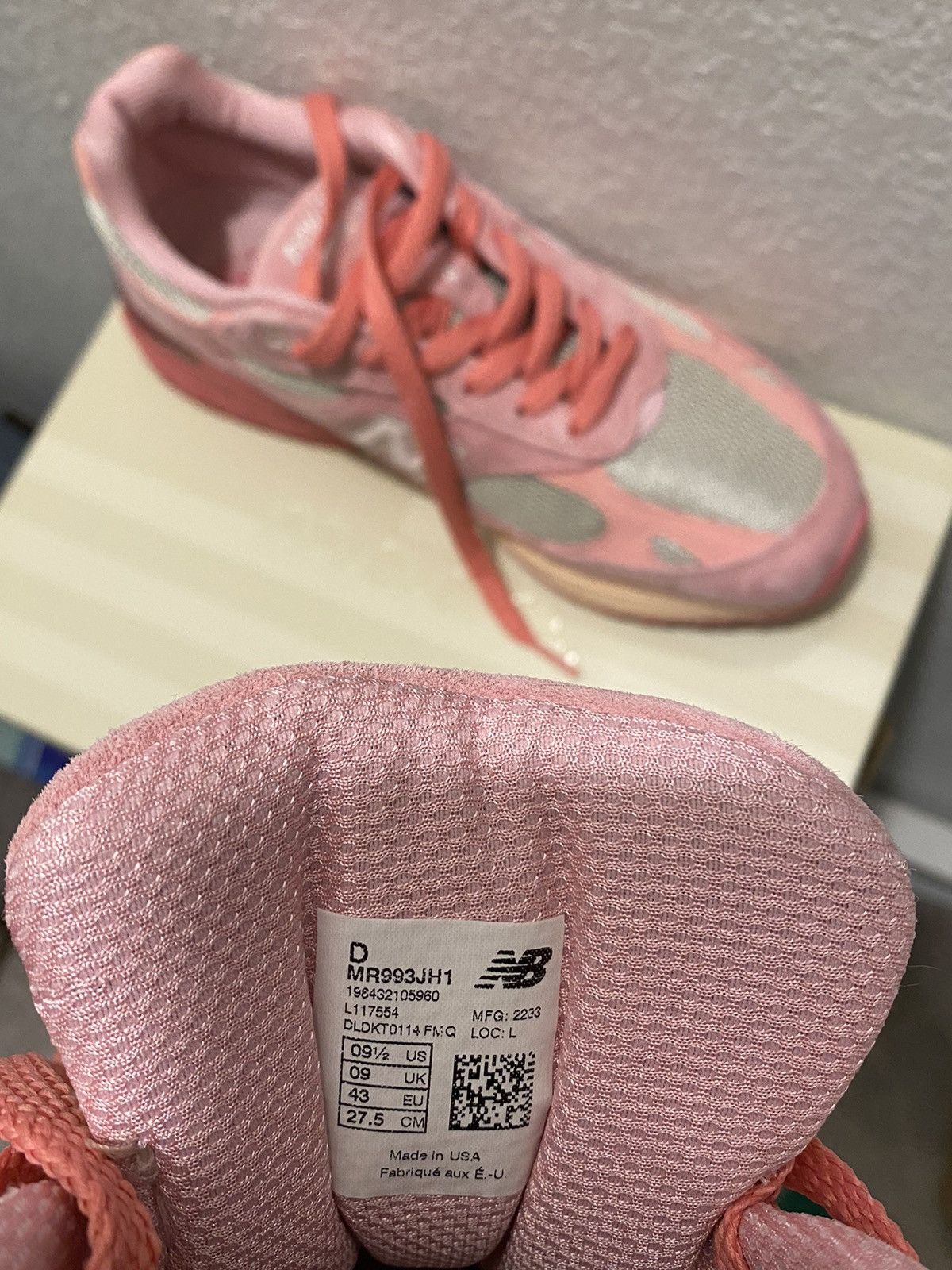 New Balance Joefresh goods 993 powder pink | Grailed