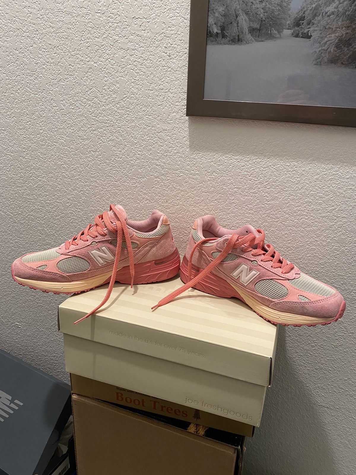 Joe Freshgoods × New Balance Joefresh goods 993 powder pink Size US 9.5 / EU 42-43 - 2 Thumbnail