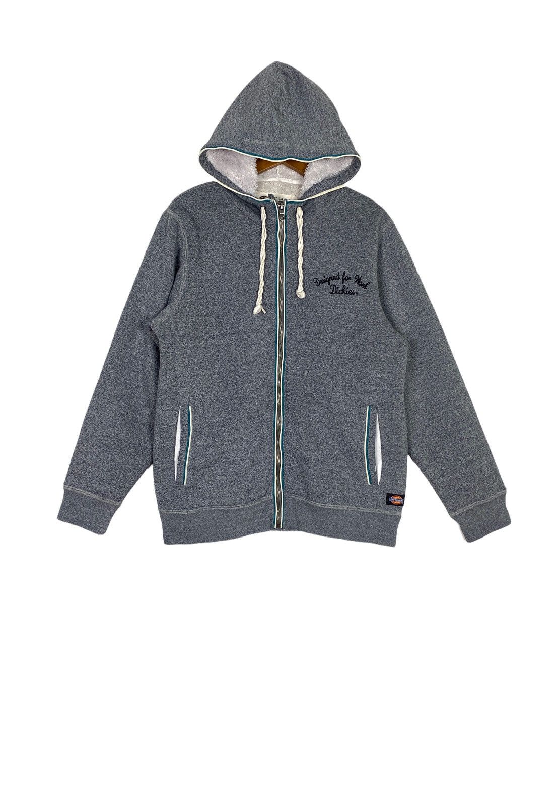 Dickies Rare Dickies Hoodie Workwear Embroider Small Logo Fur Inside Size US XL / EU 56 / 4 - 1 Thumbnail