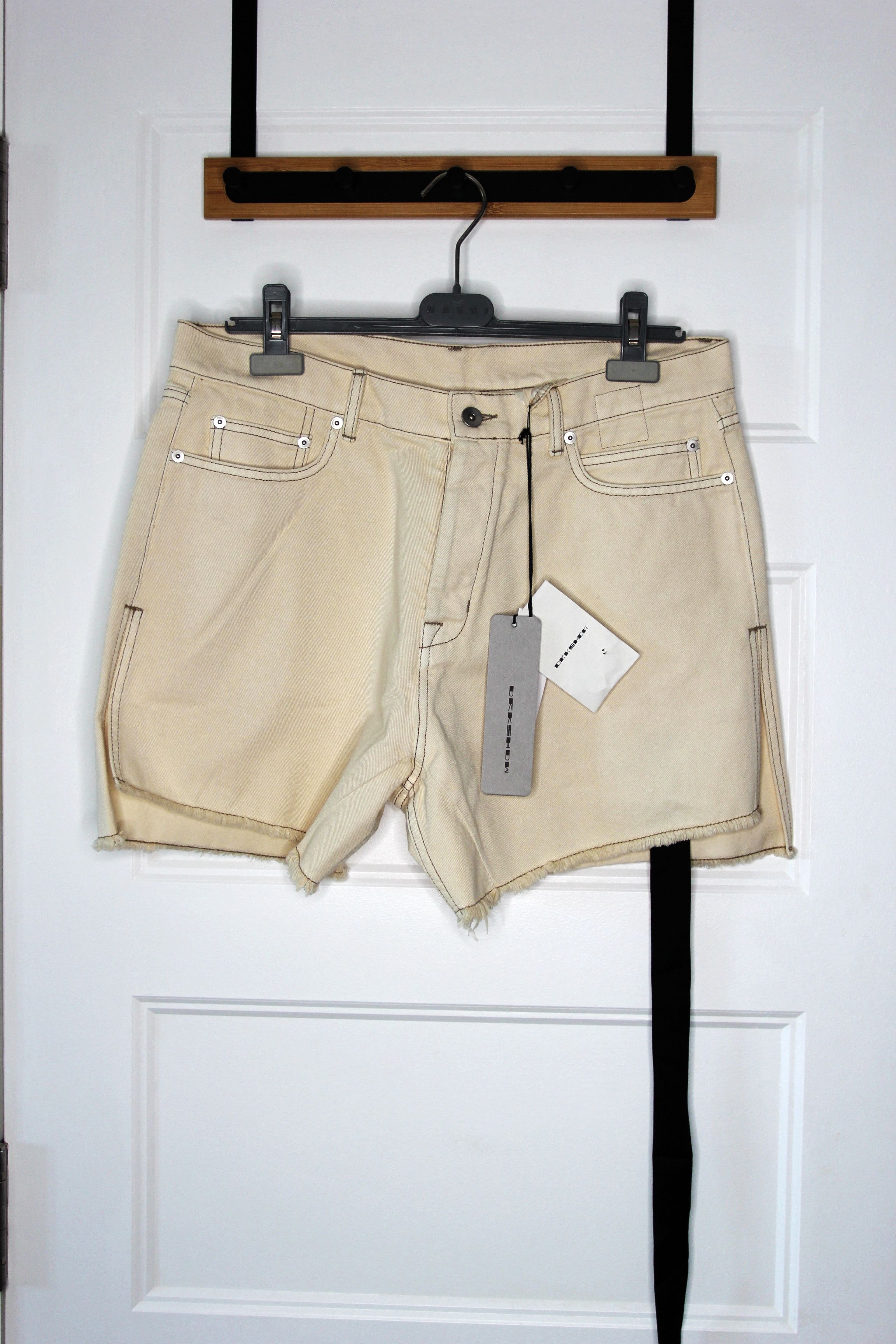Rick Owens Drkshdw BNWT SS22 RICK OWENS DRKSHDW TRUCKER CUT OFFS SHORTS 48 Size US 32 / EU 48 - 2 Thumbnail