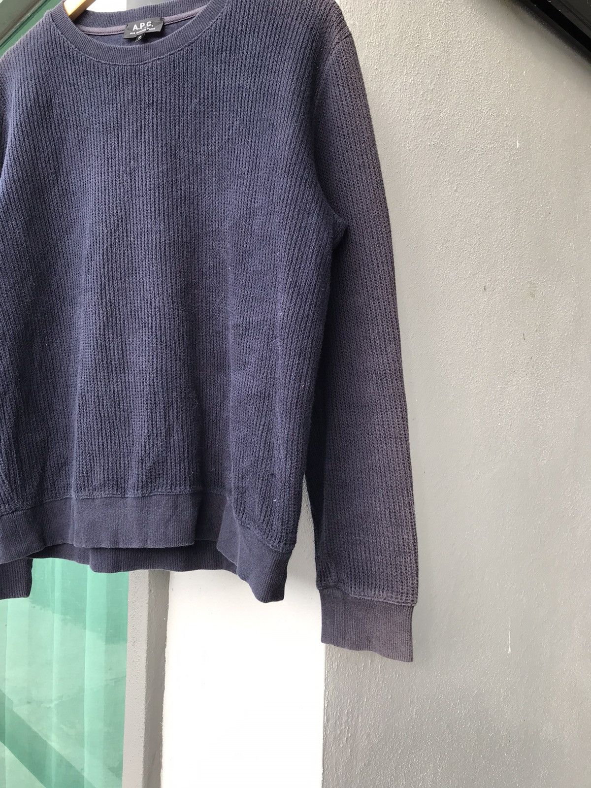 A.P.C. × Vintage Vintage Sunfaded A.P.C. Sweater Made in Japan Size US M / EU 48-50 / 2 - 3 Thumbnail