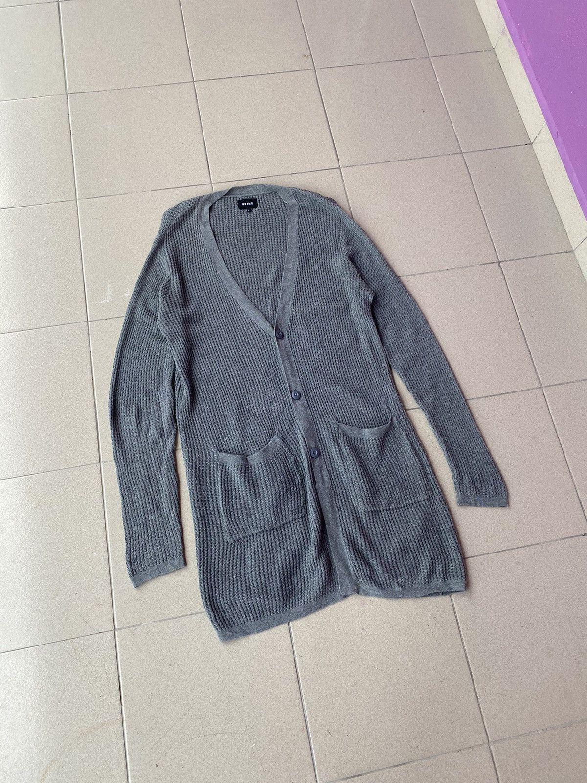 Beams Plus 🔥VINTAGE BEAMS JAPAN KNITTED LONG CARDIGAN Size US S / EU 44-46 / 1 - 1 Thumbnail