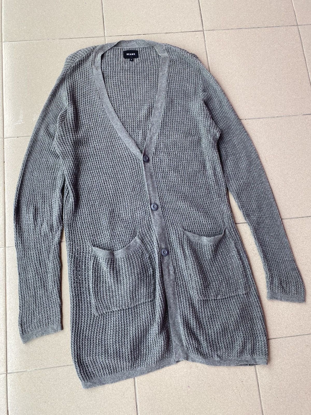 Beams Plus 🔥VINTAGE BEAMS JAPAN KNITTED LONG CARDIGAN Size US S / EU 44-46 / 1 - 6 Thumbnail