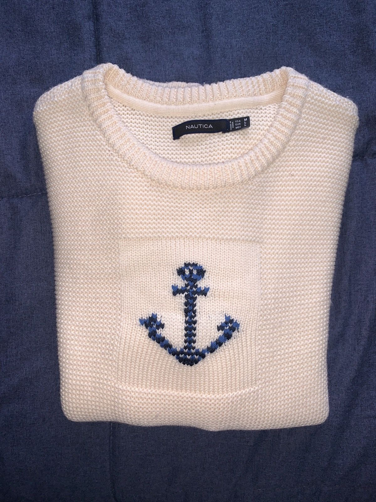 Nautica Anchor Sweater Size US M / EU 48-50 / 2 - 3 Thumbnail