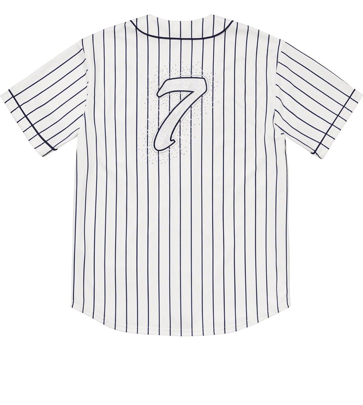 Supreme Supreme Rhinestone Baseball Jersey (SS20) Size US M / EU 48-50 / 2 - 2 Thumbnail