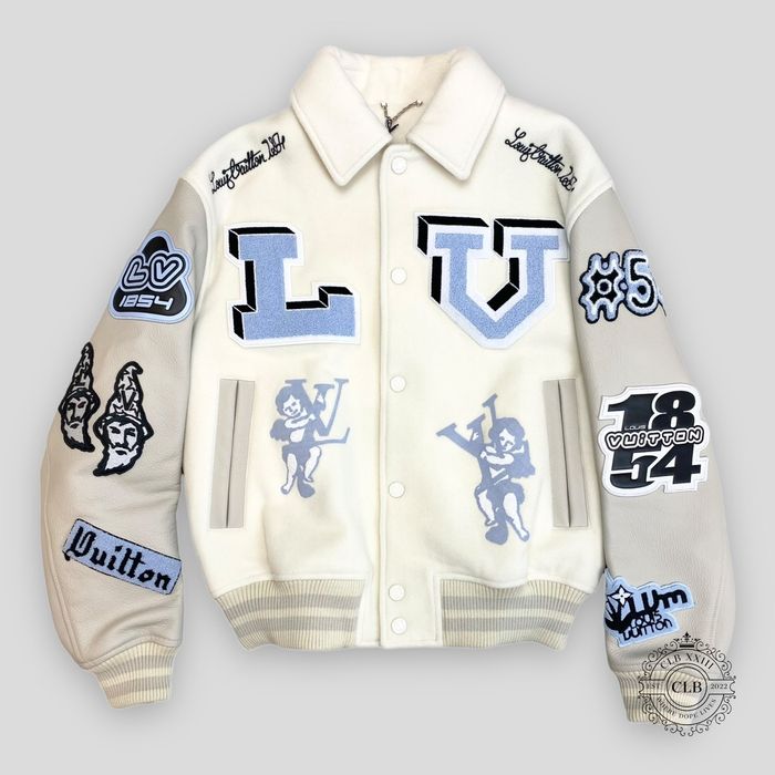LOUIS VUITTON ~ RARE Rabbit fur Jacket/cardigan + LV cover -sz: S & M  *AUTHENTIC