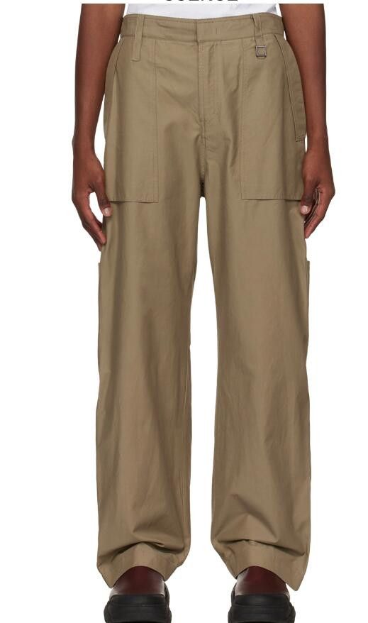 BNWT AW22 WOOYOUNGMI KHAKI BIG POCKET CARGO PANTS 48