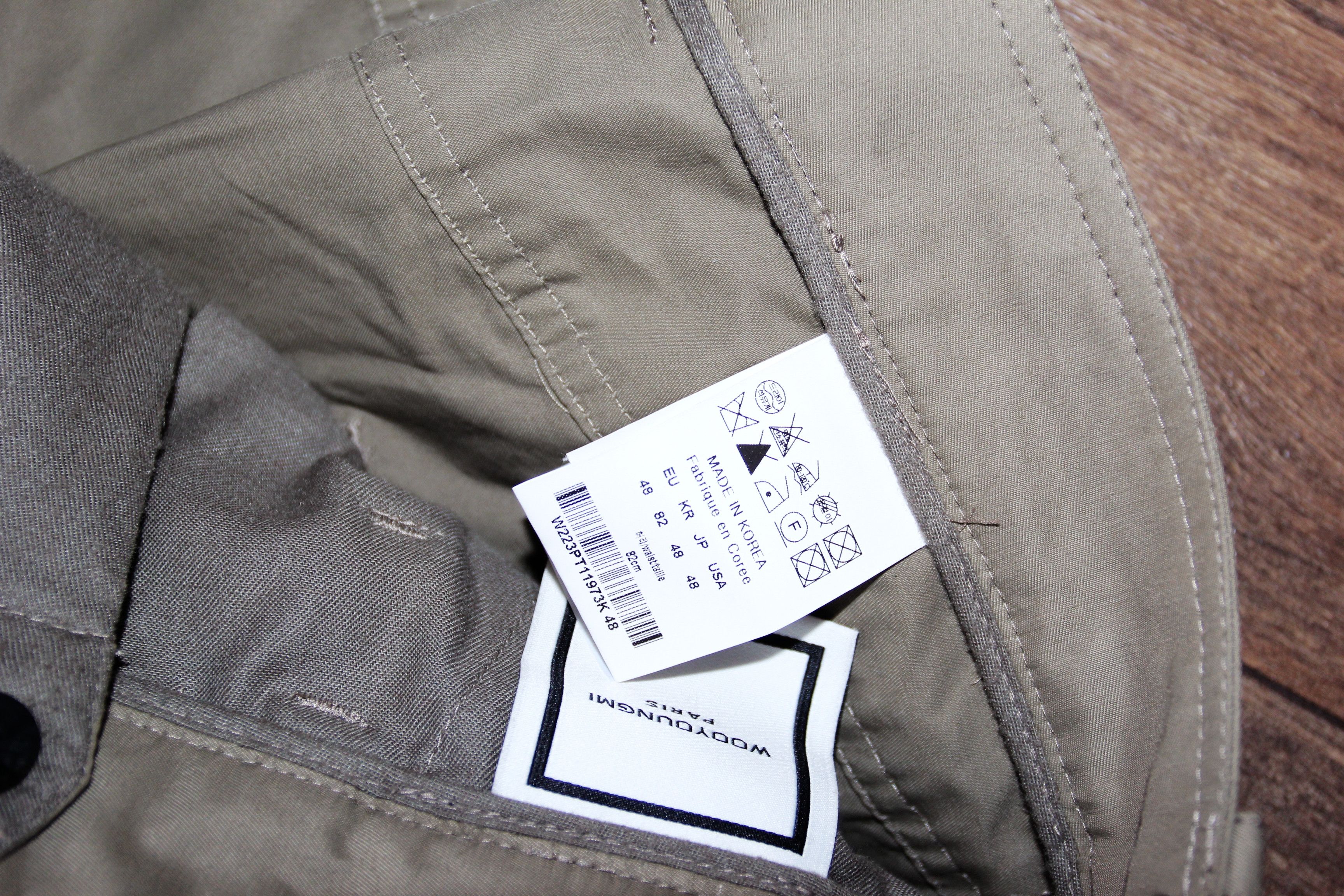 Wooyoungmi BNWT AW22 WOOYOUNGMI KHAKI BIG POCKET CARGO PANTS 48 Size US 32 / EU 48 - 10 Thumbnail
