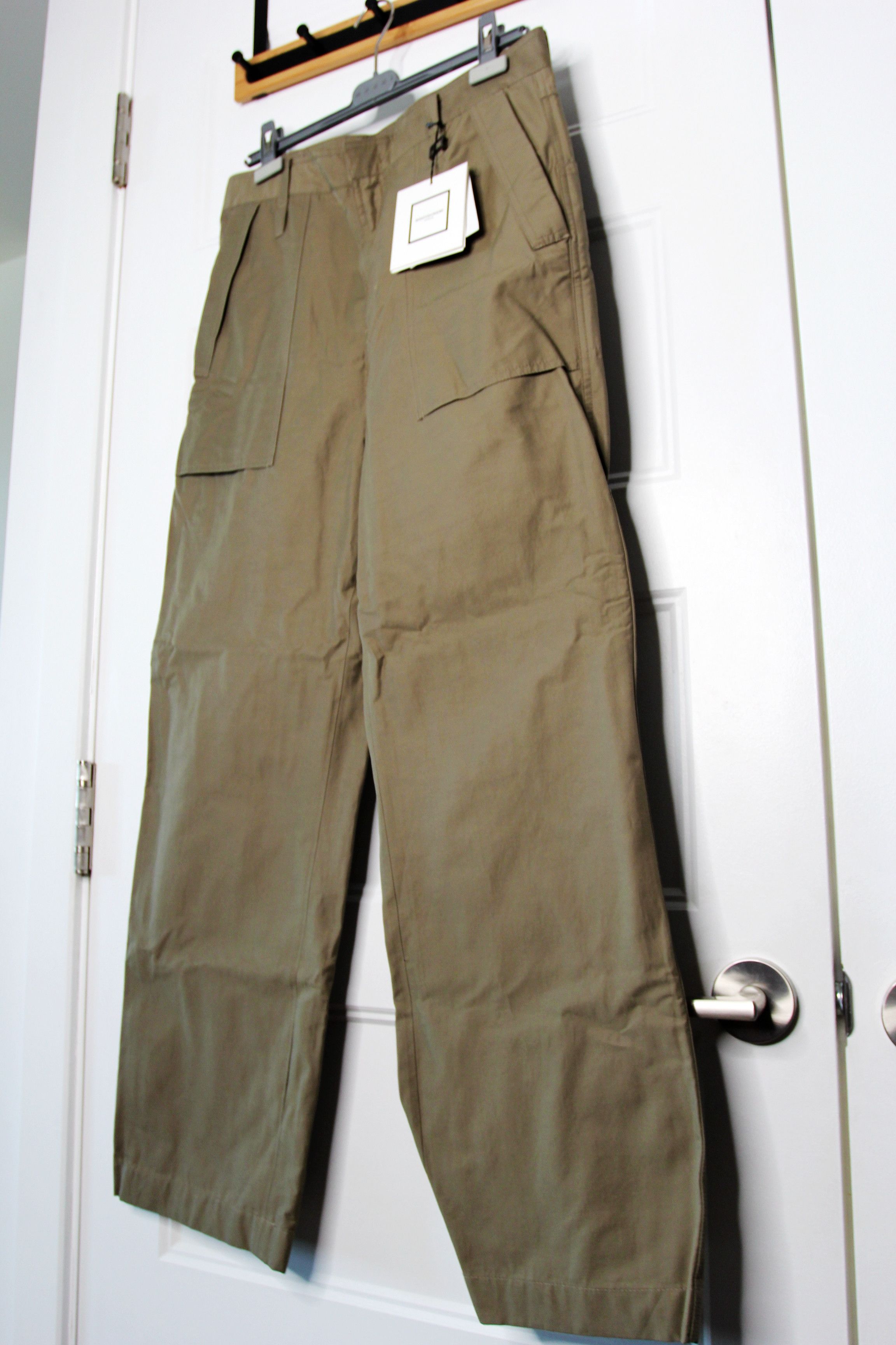 Wooyoungmi BNWT AW22 WOOYOUNGMI KHAKI BIG POCKET CARGO PANTS 48 Size US 32 / EU 48 - 5 Thumbnail