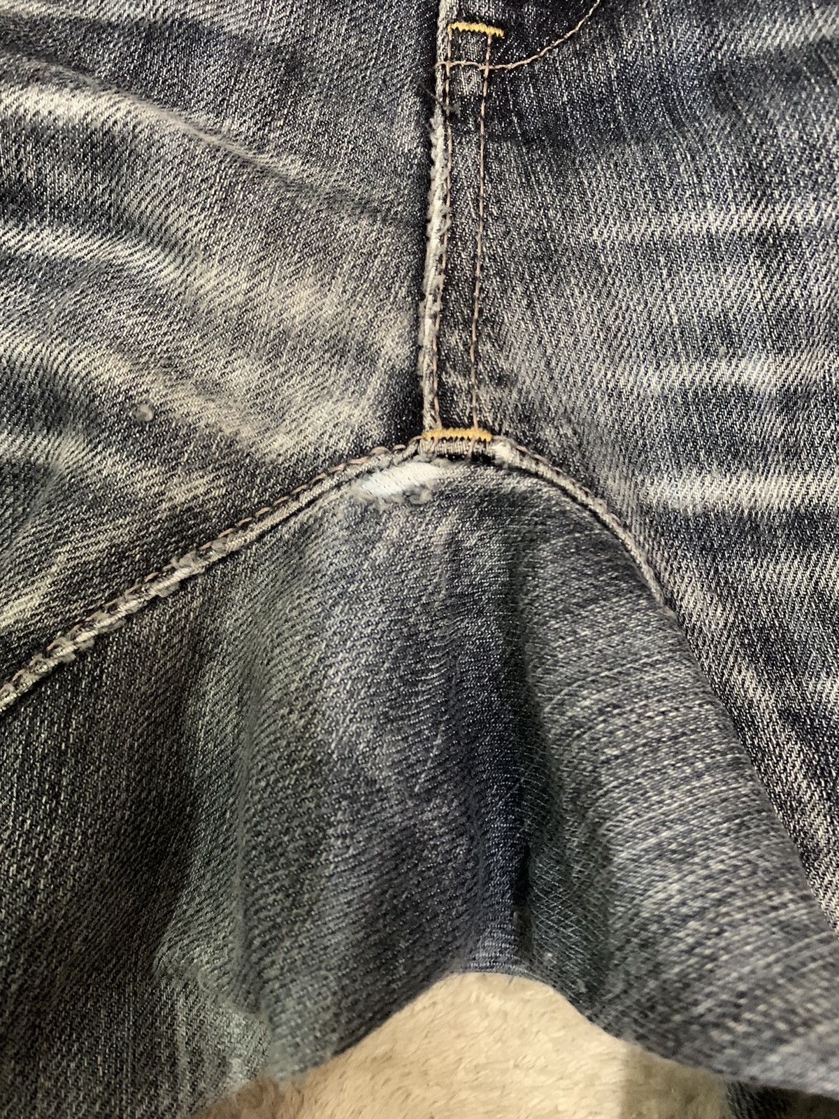Edwin Vintage Edwin E-Function 505 Distressed Baggy Curved Jeans Size US 32 / EU 48 - 11 Thumbnail