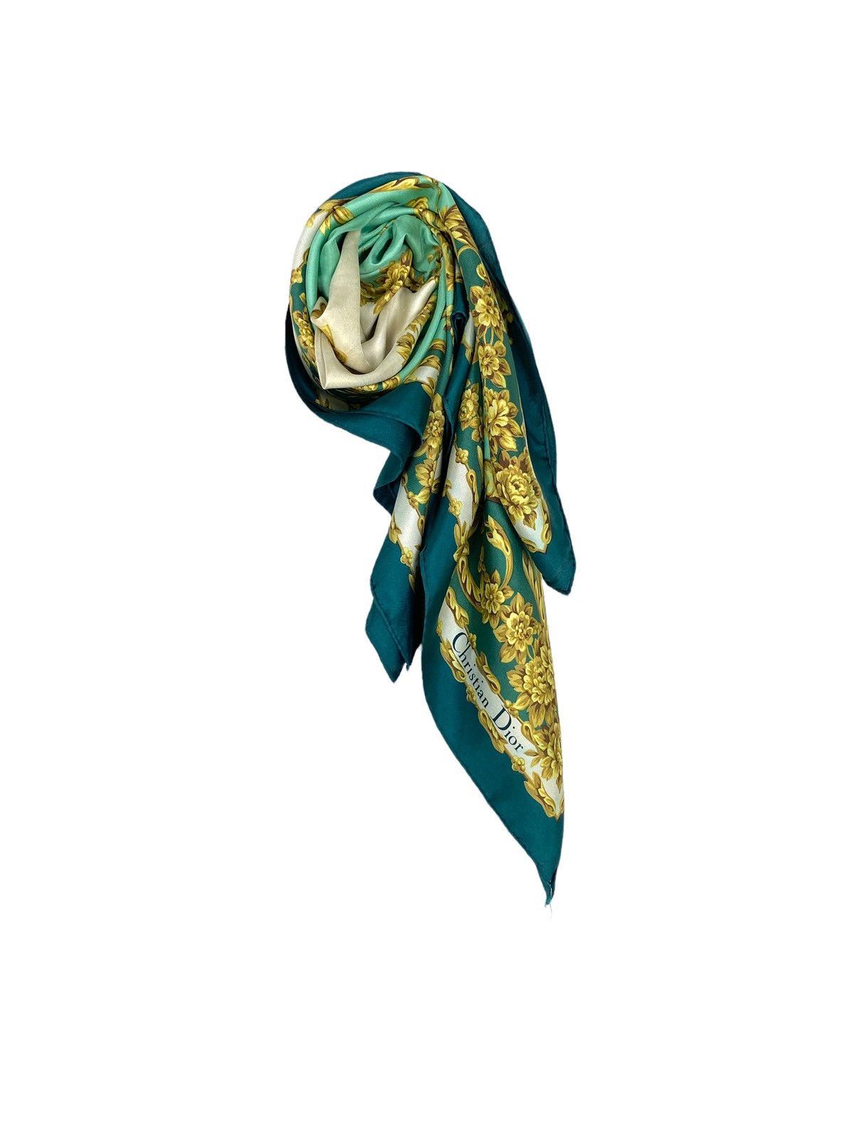 Christian Dior Monsieur Rare‼️ Vintage Christian Dior Silk Scarf Size ONE SIZE - 4 Thumbnail