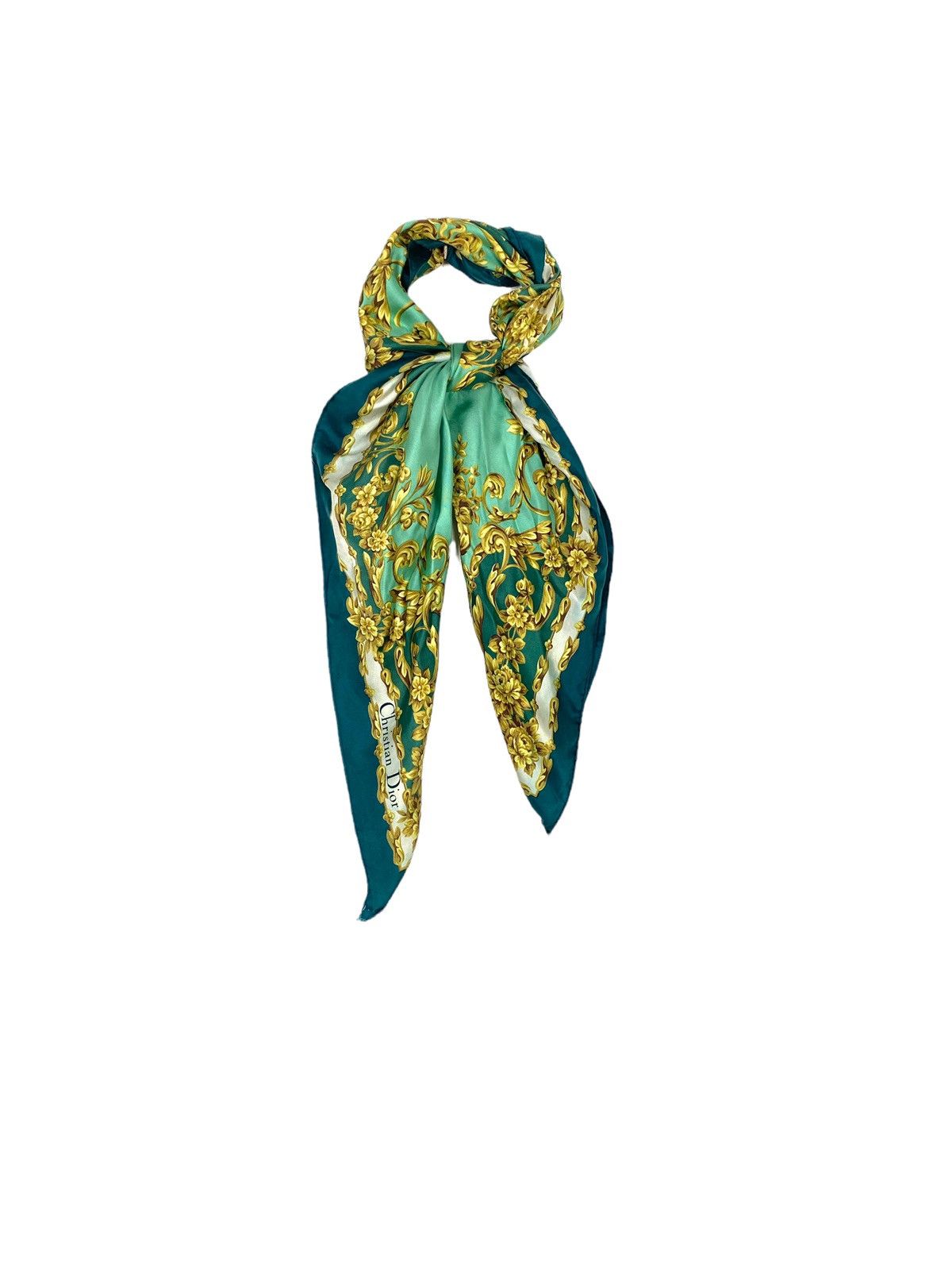 Christian Dior Monsieur Rare‼️ Vintage Christian Dior Silk Scarf Size ONE SIZE - 2 Thumbnail
