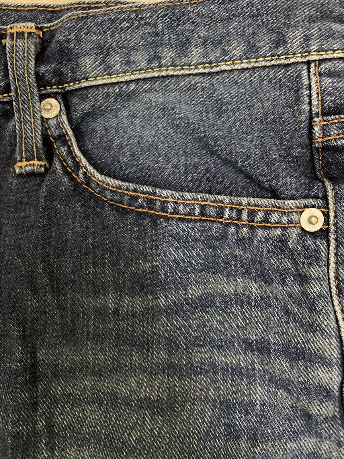 Edwin Vintage Y2K Edwin Blue Wash Denim Mini Skirt Made in Japan Size 32" / US 10 / IT 46 - 7 Thumbnail