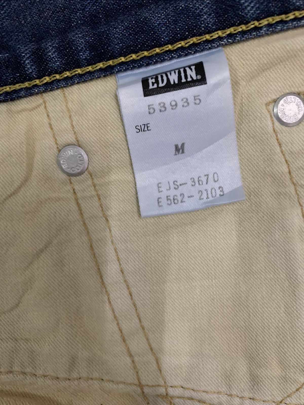 Edwin Vintage Y2K Edwin Blue Wash Denim Mini Skirt Made in Japan Size 32" / US 10 / IT 46 - 12 Thumbnail