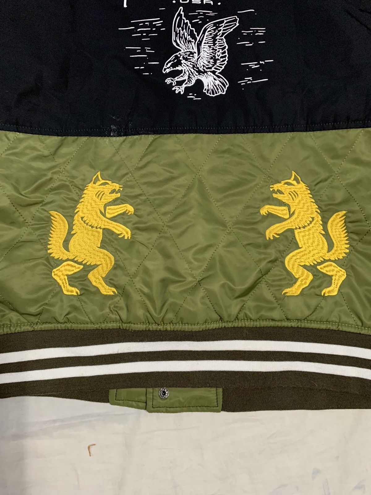14th Addiction REASON Camo Embroidery Patches Skull Punk Varsity Jacket Size US M / EU 48-50 / 2 - 16 Thumbnail