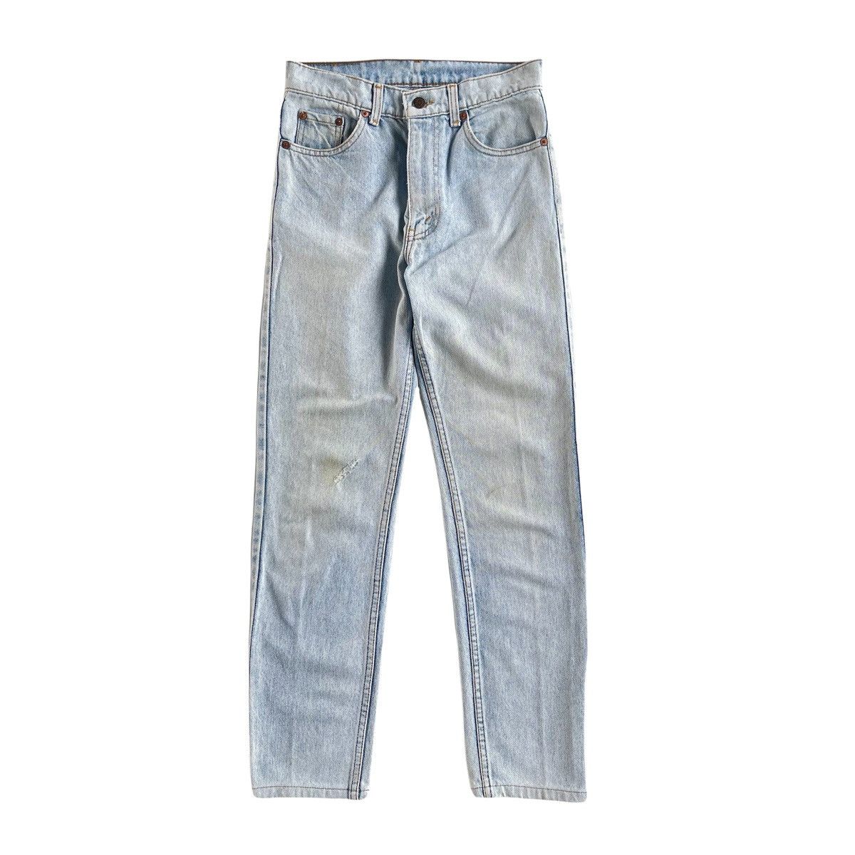 Levi's × Levi's Vintage Clothing × Vintage Vintage 90s Levi’s Straight Cut Denim Jeans Size US 26 / EU 42 - 2 Thumbnail