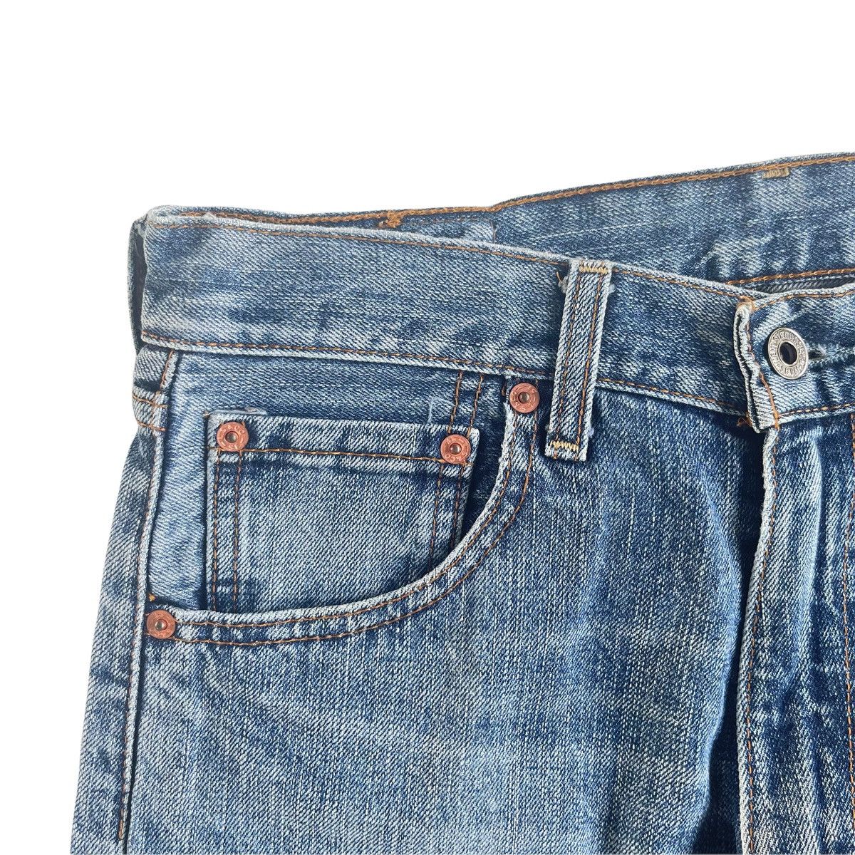 Levi's × Levi's Vintage Clothing × Vintage Vintage 90s Levis Washed Denim Jeans Size US 28 / EU 44 - 4 Thumbnail