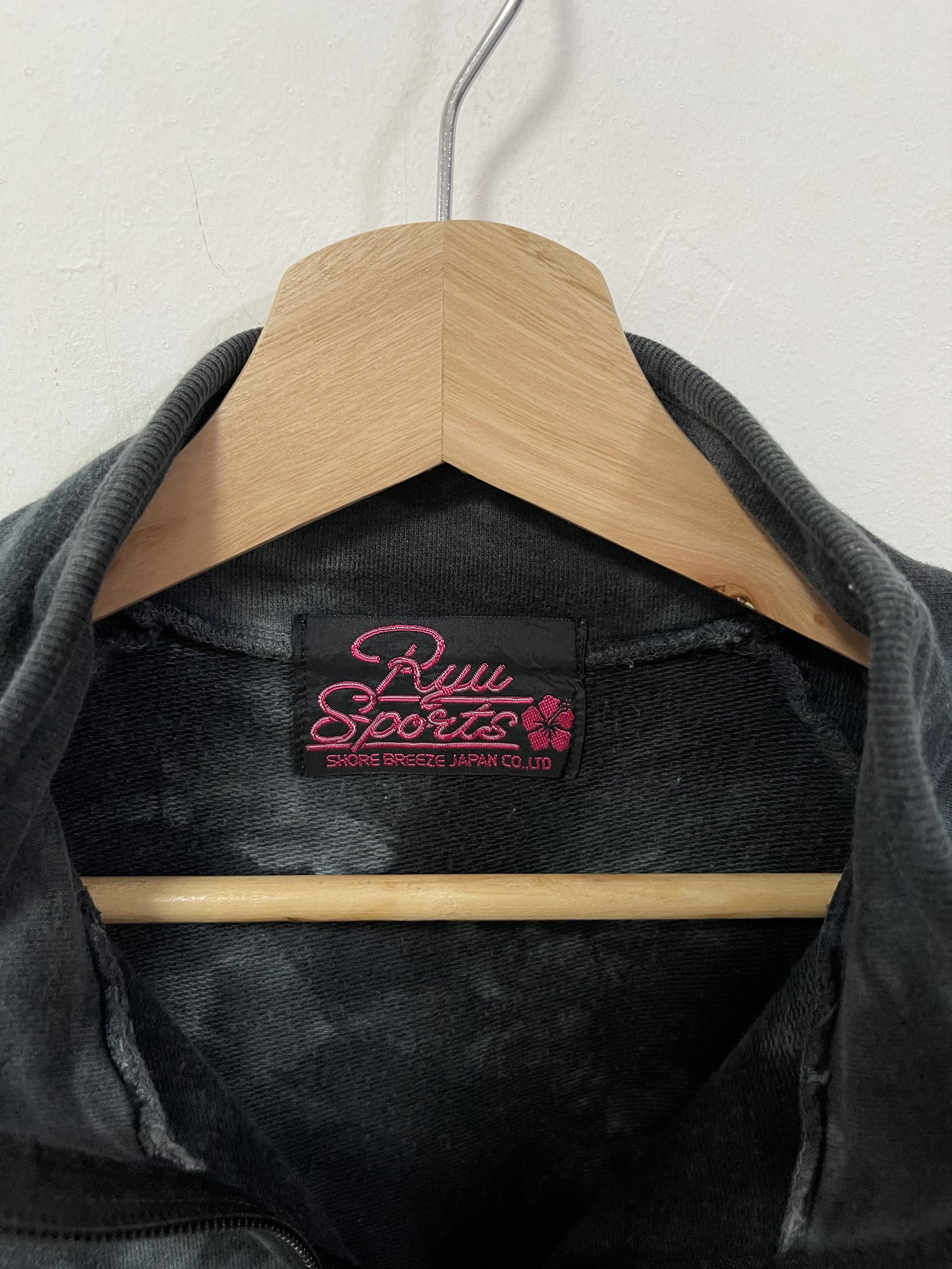 Japanese Brand × Vintage Vintage Ryu Sport Asid Wash Half Zip Sweatshirt Size US M / EU 48-50 / 2 - 11 Thumbnail