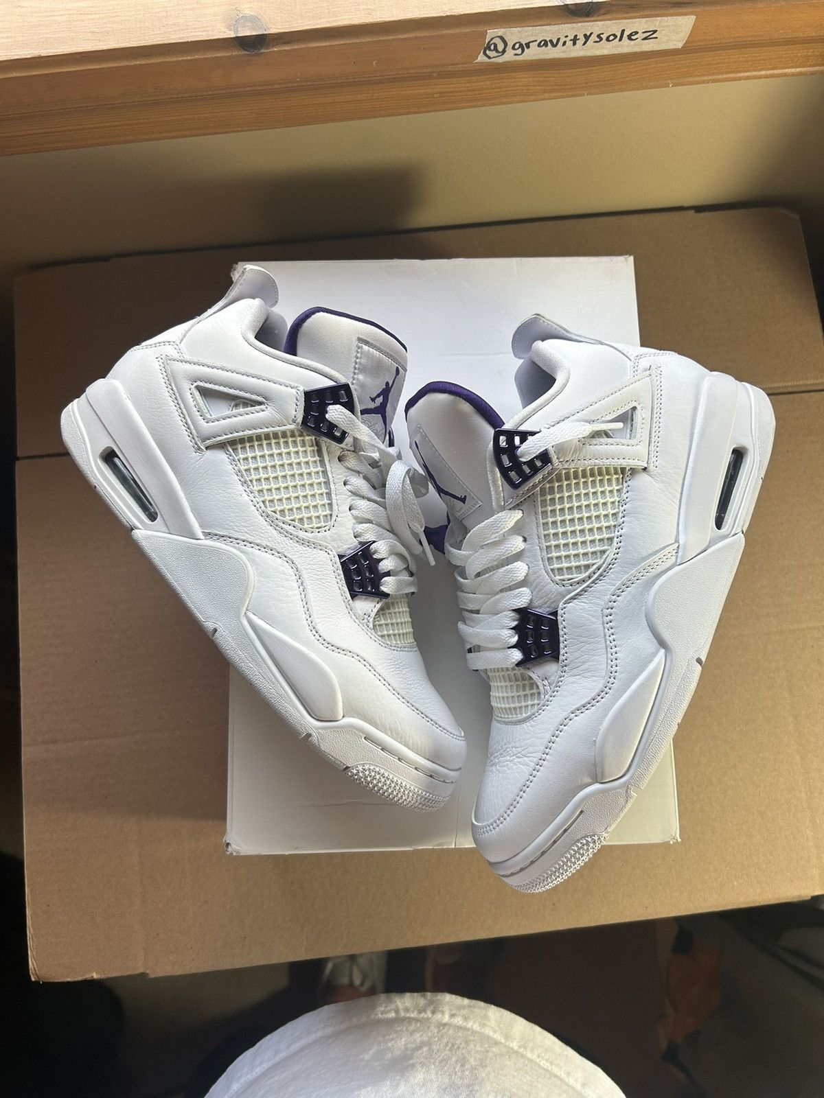 stockx jordan 4 purple
