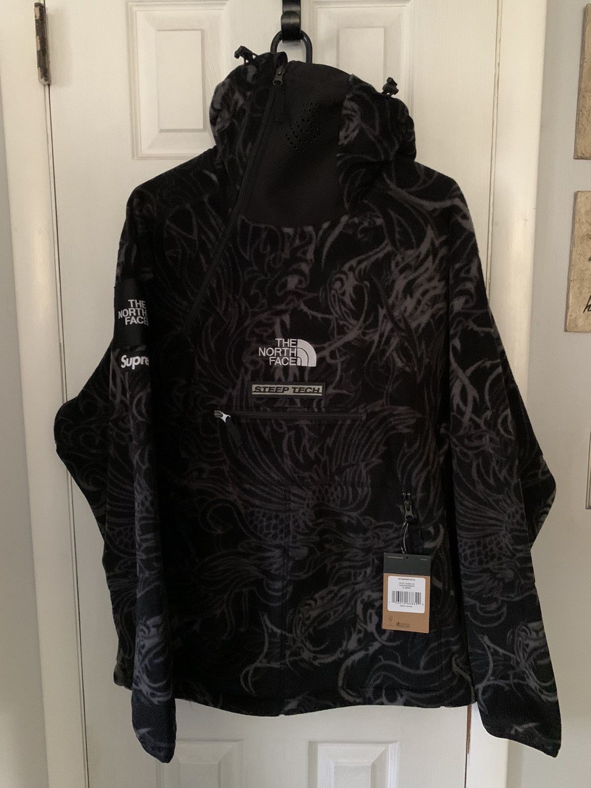 Supreme The North Face Steep Tech Fleece Pullover Black – Izicop